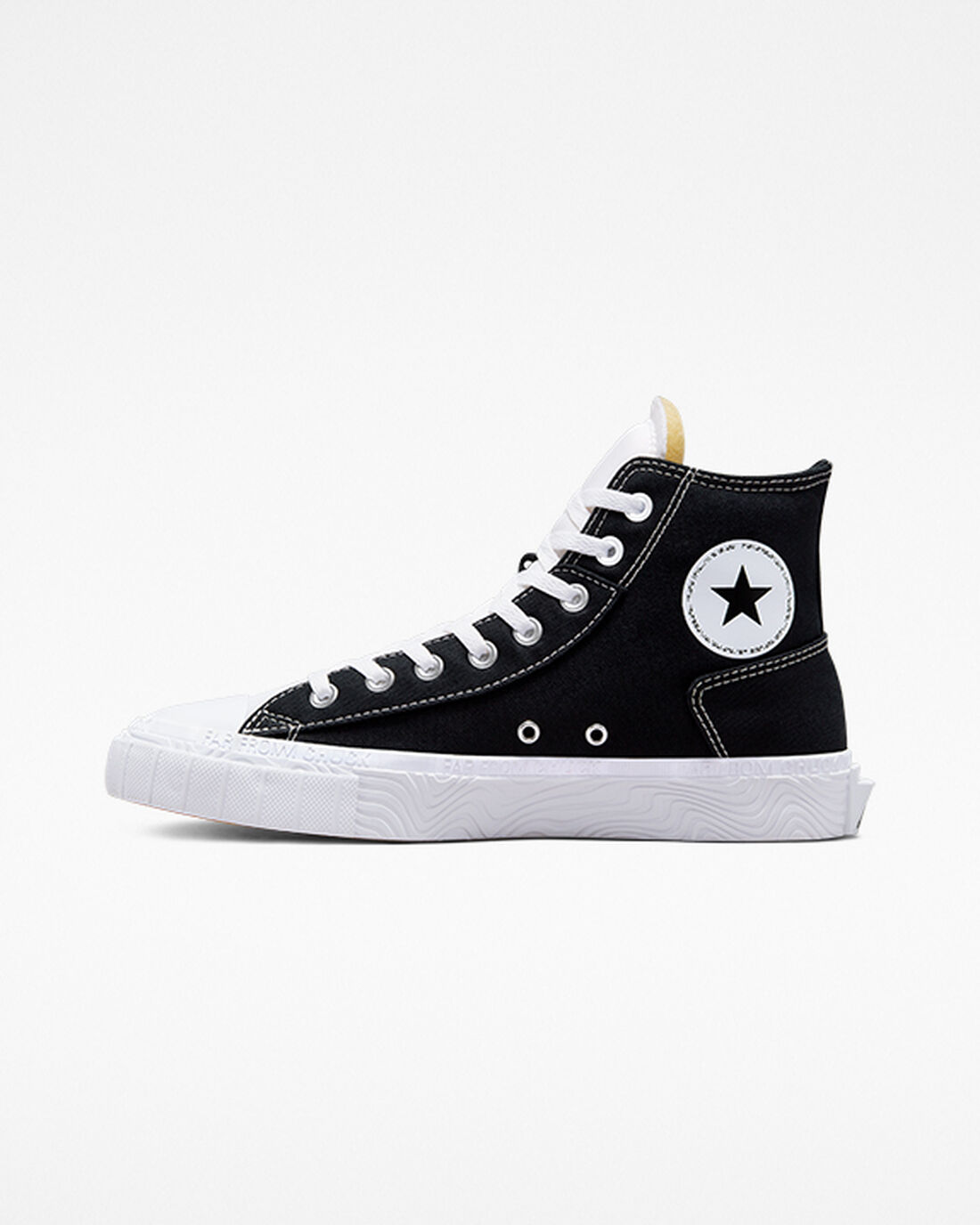 Converse Chuck Taylor Alt Star Vászon Férfi Magasszárú Cipő Fekete/Fehér | HU39057