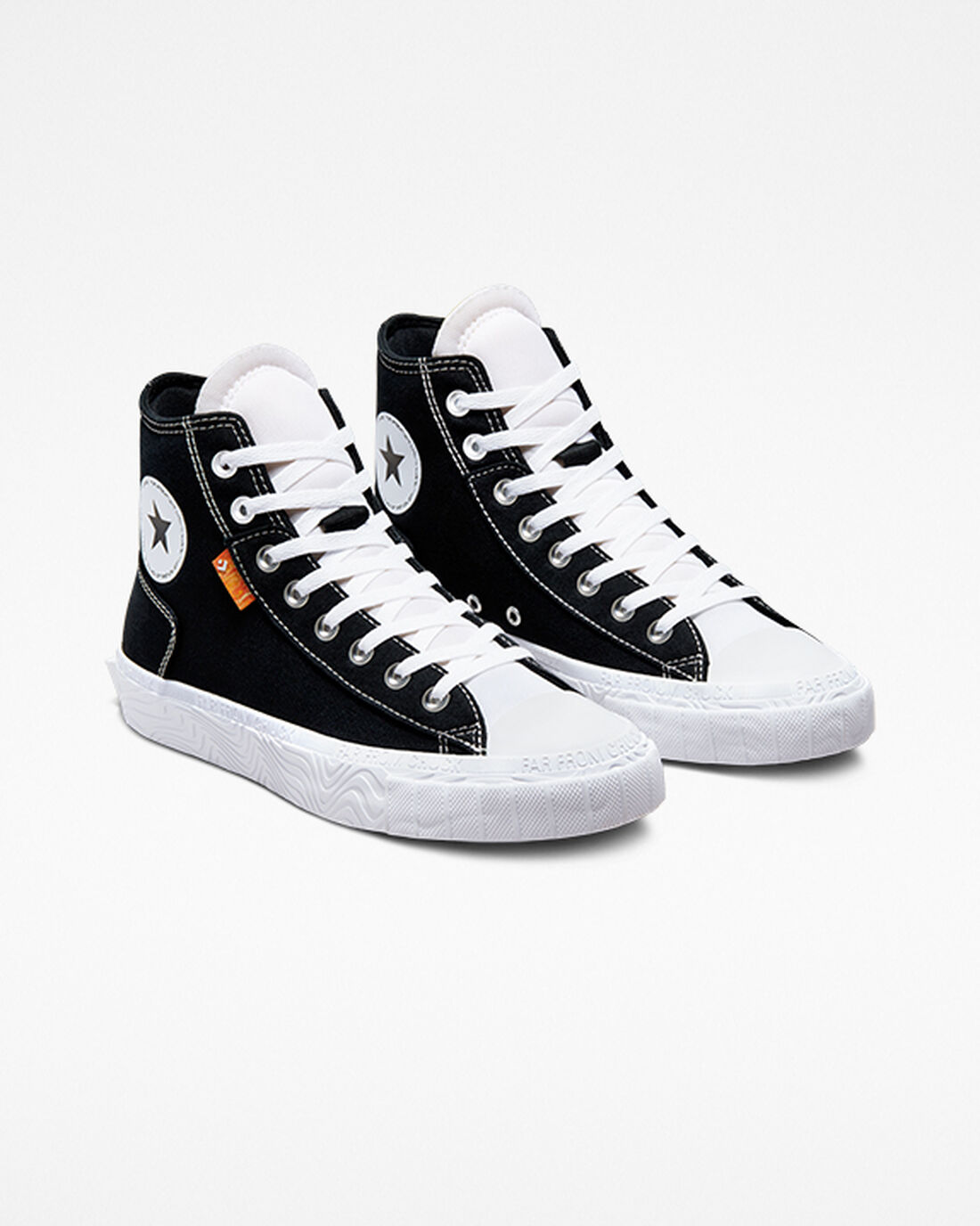 Converse Chuck Taylor Alt Star Vászon Férfi Magasszárú Cipő Fekete/Fehér | HU39057