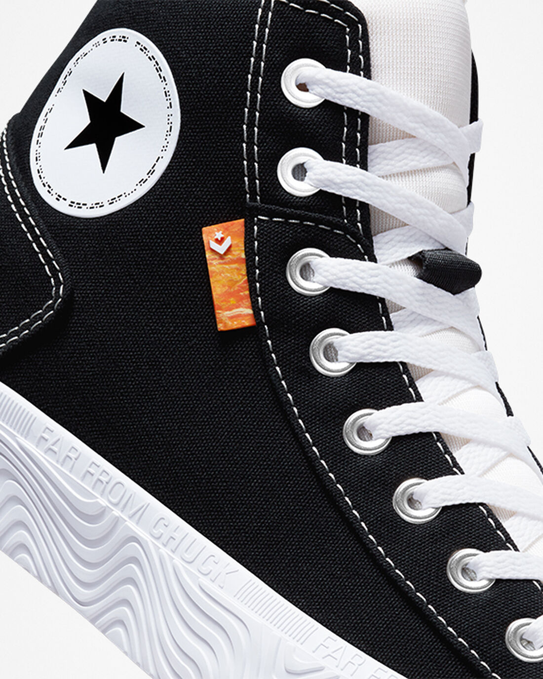 Converse Chuck Taylor Alt Star Vászon Férfi Magasszárú Cipő Fekete/Fehér | HU39057