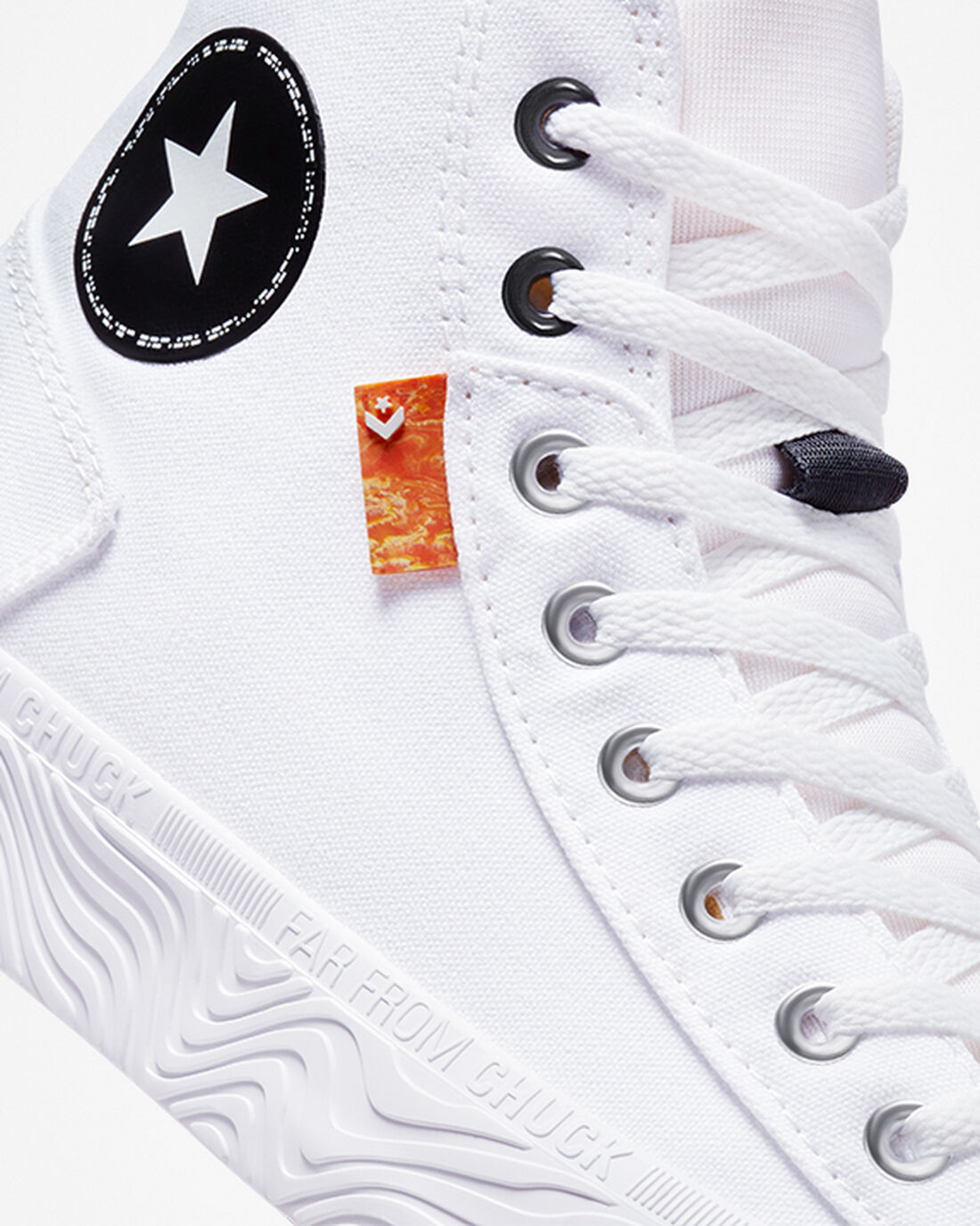 Converse Chuck Taylor Alt Star Vászon Férfi Magasszárú Cipő Fehér/Fekete/Fehér | HU50273