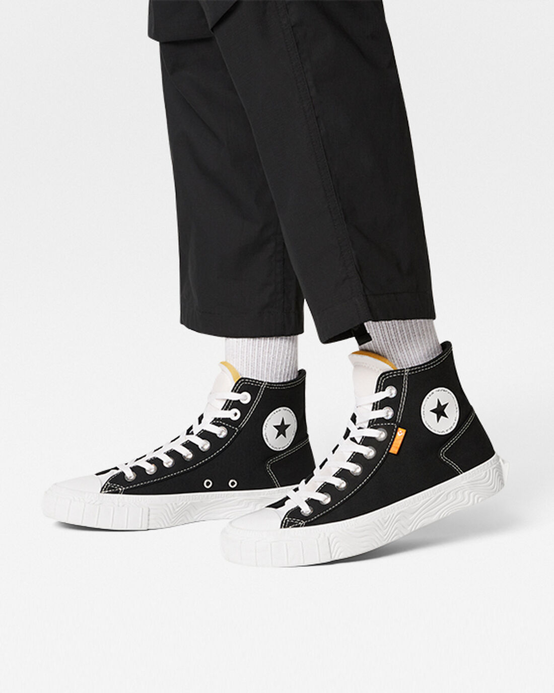 Converse Chuck Taylor Alt Star Vászon Női Magasszárú Cipő Fekete/Fehér | HU96480