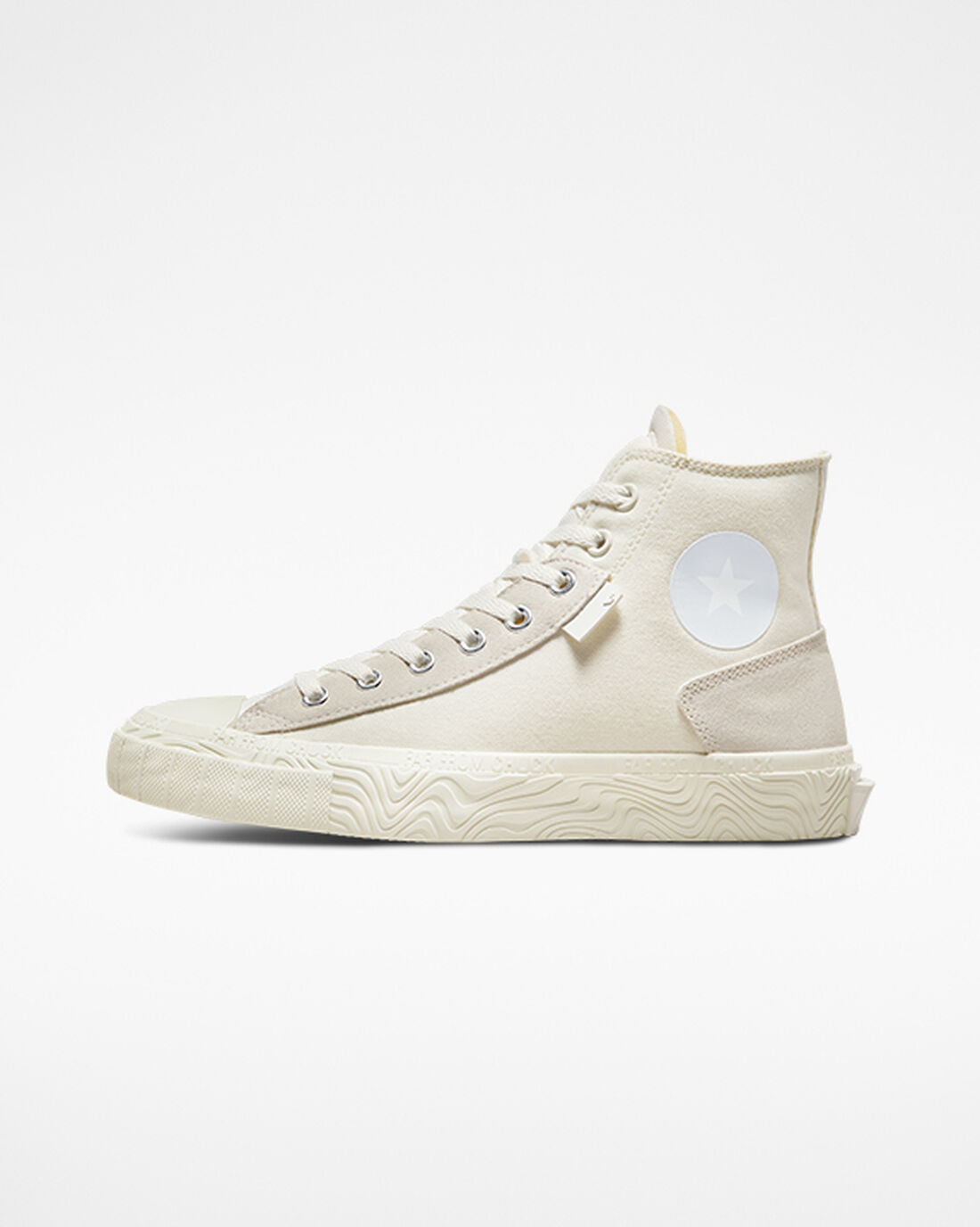 Converse Chuck Taylor Alt Star Wavy Női Magasszárú Cipő Bézs/Fehér | HU71593