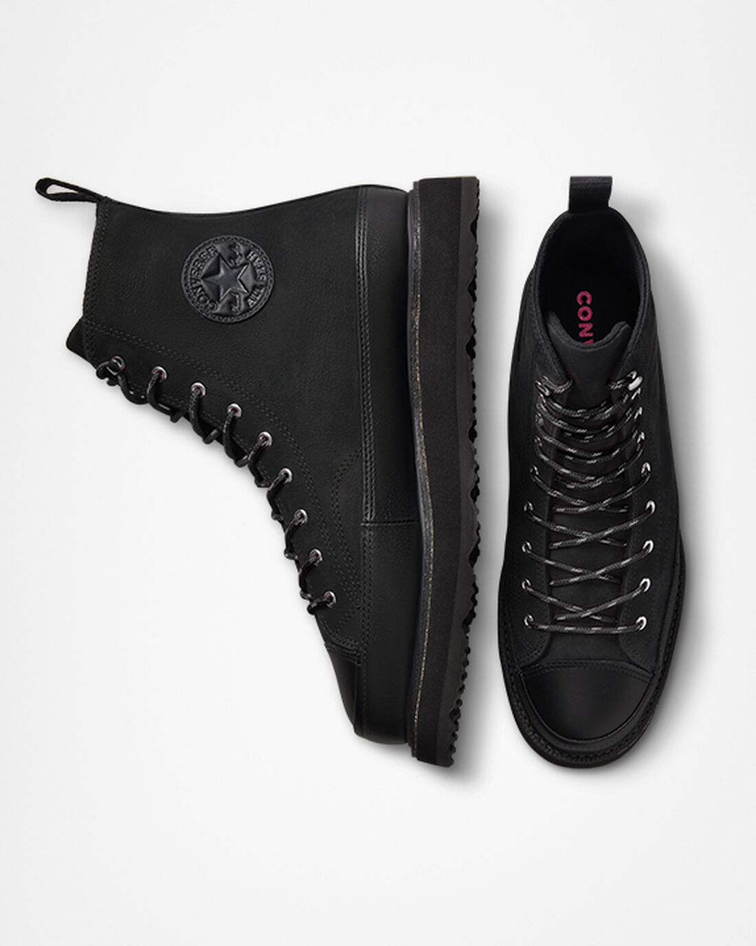 Converse Chuck Taylor Crafted Férfi Bakancs Fekete/Rózsaszín | HU31629