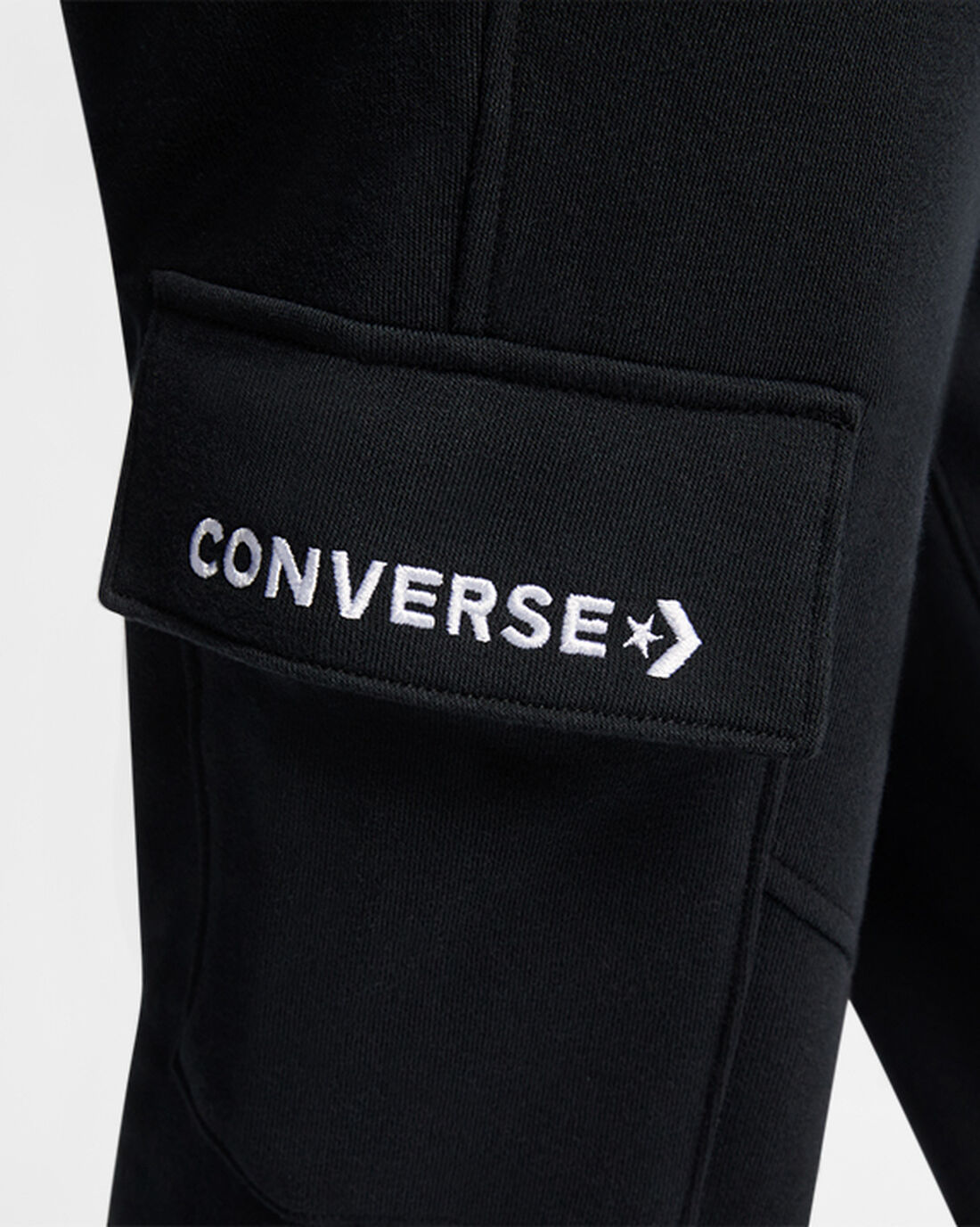 Converse Classic Fit Cargo Jogger Női Nadrág Fekete | HU19287