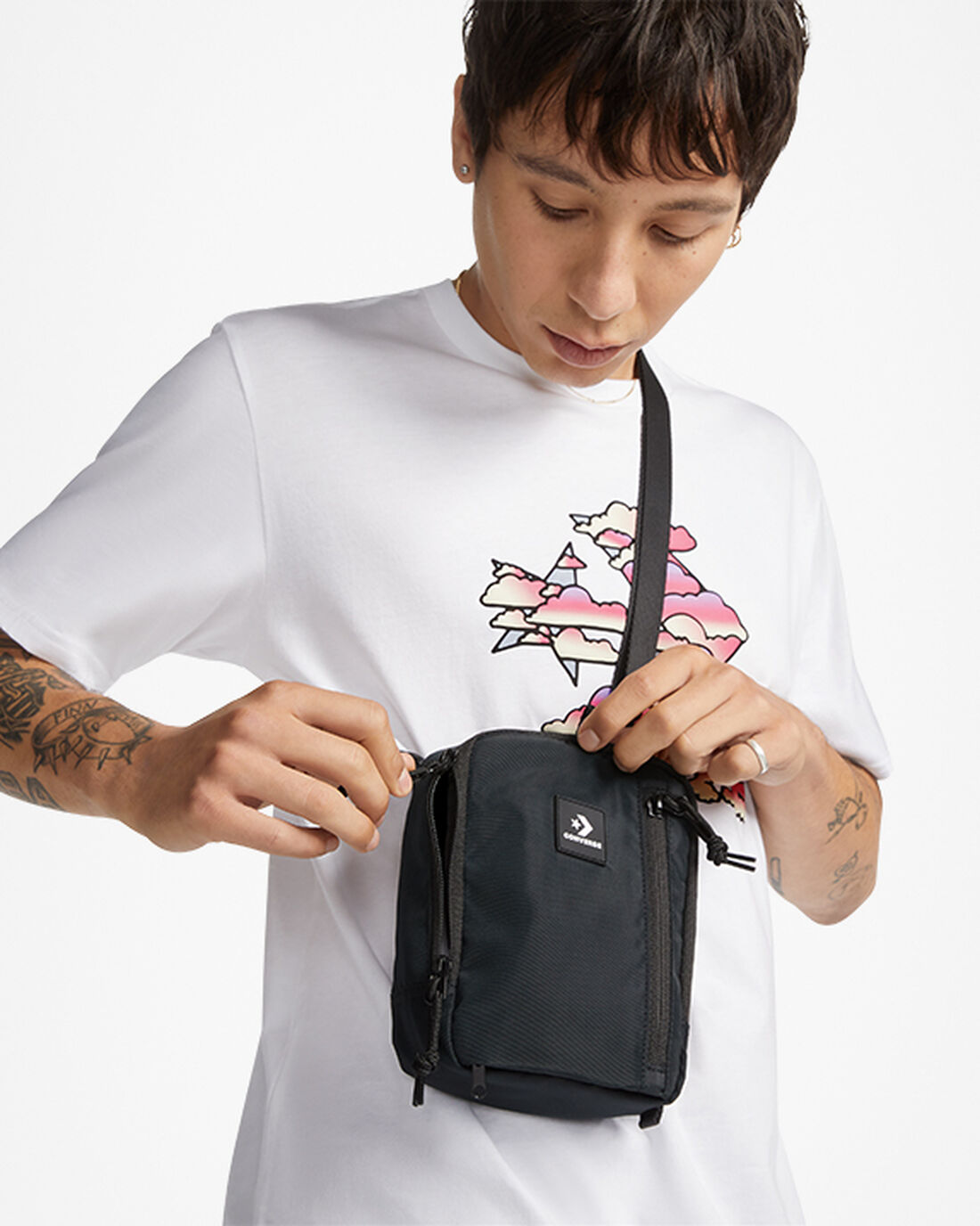 Converse Convertible Crossbody Női Táska Fekete | HU54786