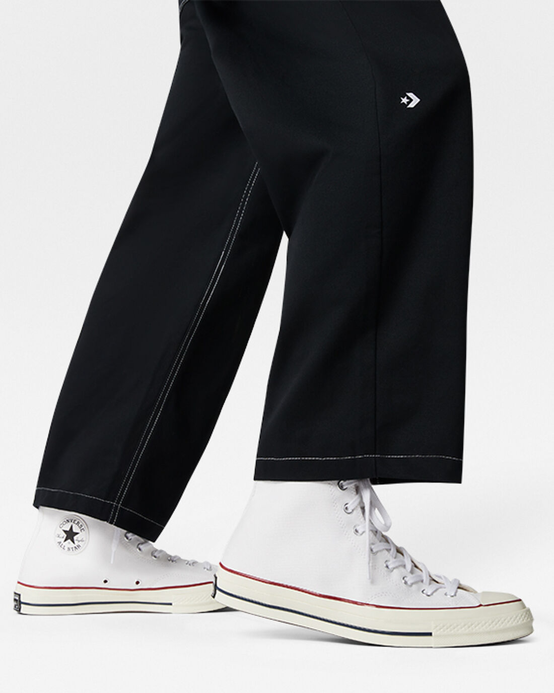 Converse Five Pocket Férfi Nadrág Fekete | HU92608