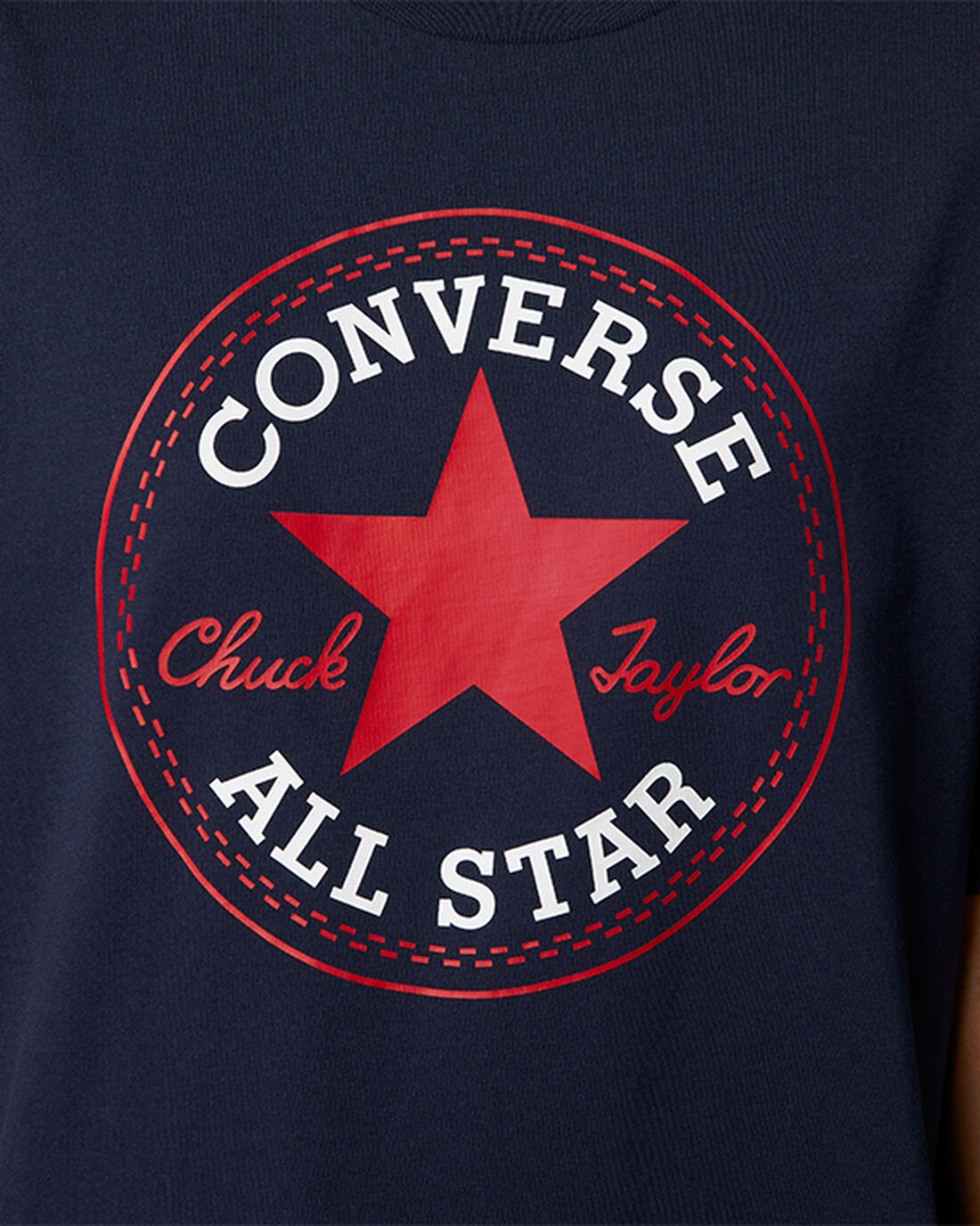 Converse Go-To All Star Patch Standard Fit Férfi Póló Obszidián | HU93168