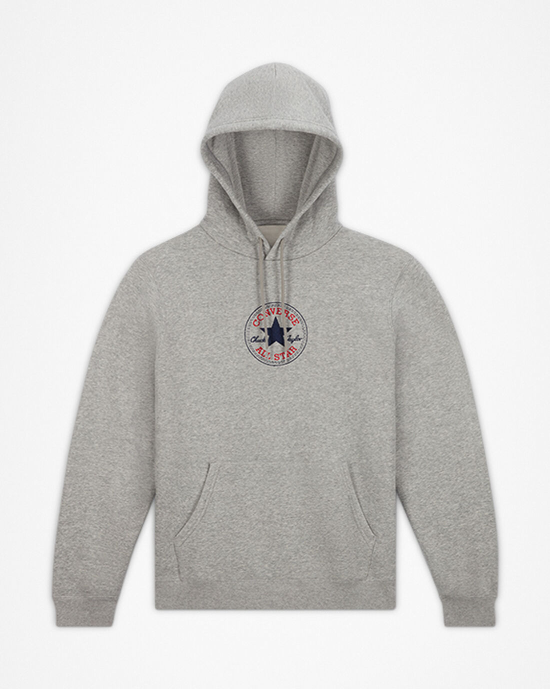 Converse Go-To Chuck Taylor Patch Standard Fit Pullover Férfi Kapucnis Pulóver Szürke | HU60943