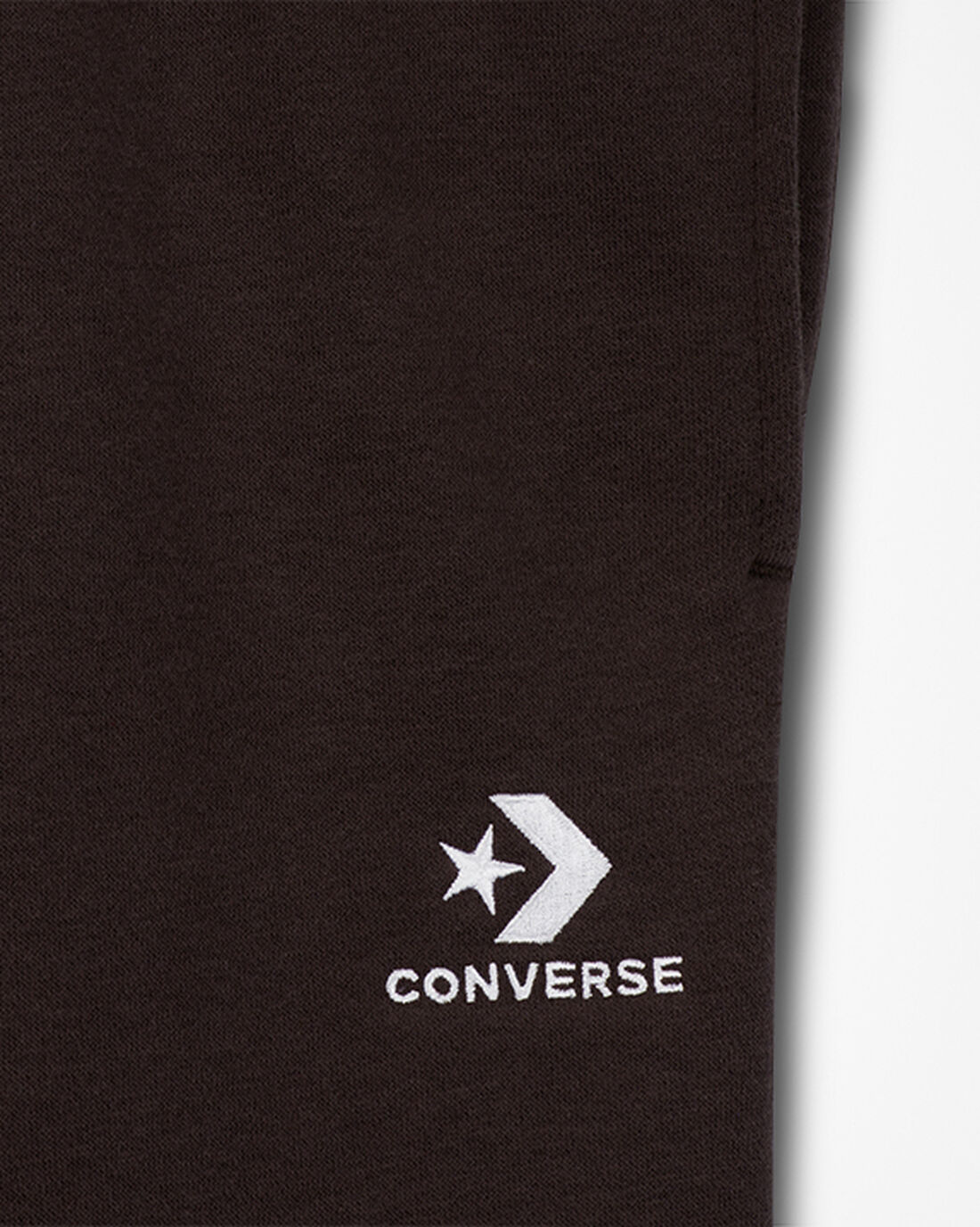 Converse Go-To Embroidered Star Chevron Standard Fit Fleece Női Jogger Nadrág Barna | HU16975