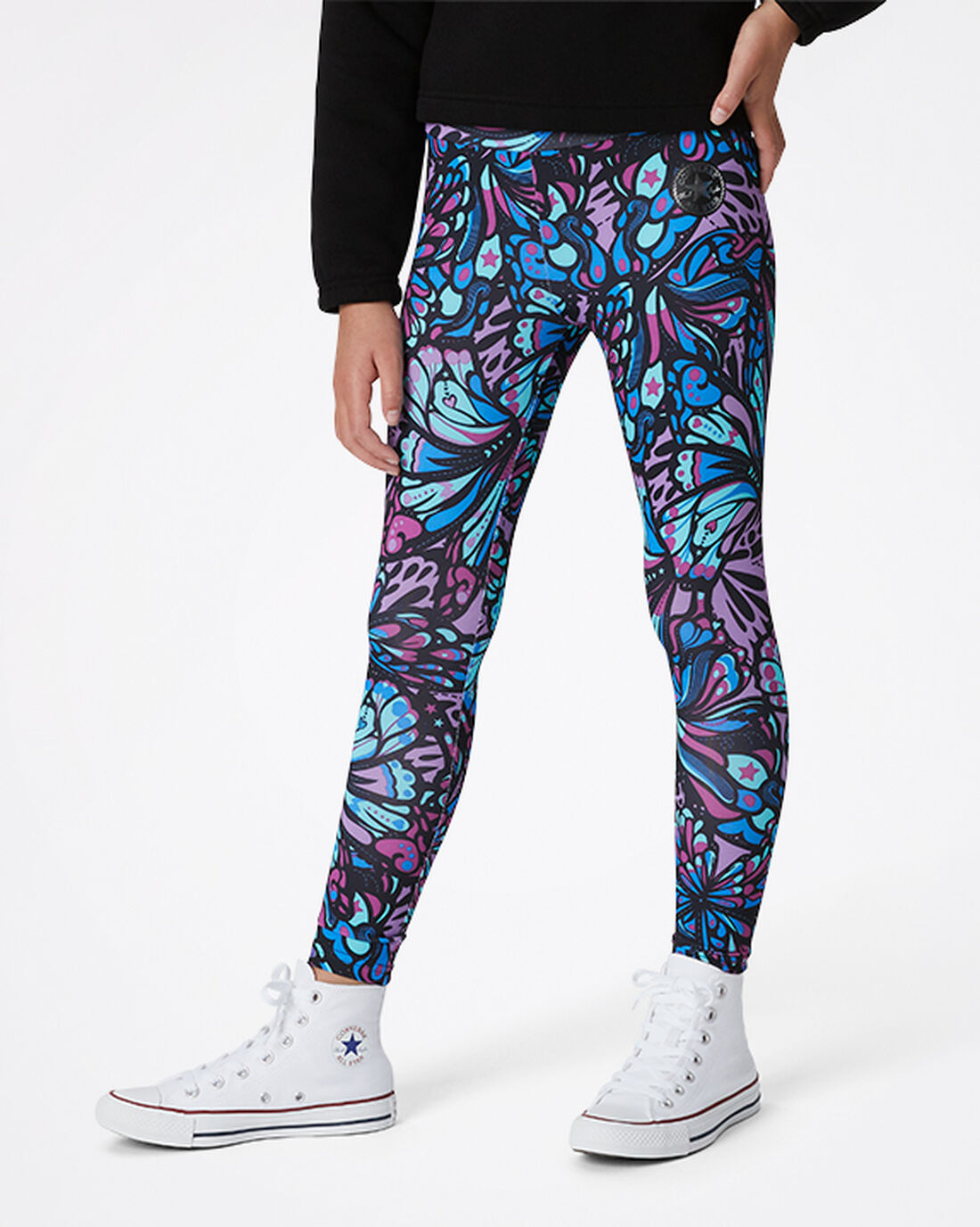 Converse High-Rise Kaleidoscope Legging Lány Nadrág Lila | HU26459