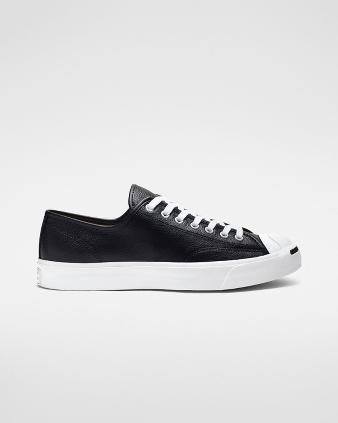 Converse Jack Purcell Bőr Férfi Tornacipő Fekete/Fehér | HU73150