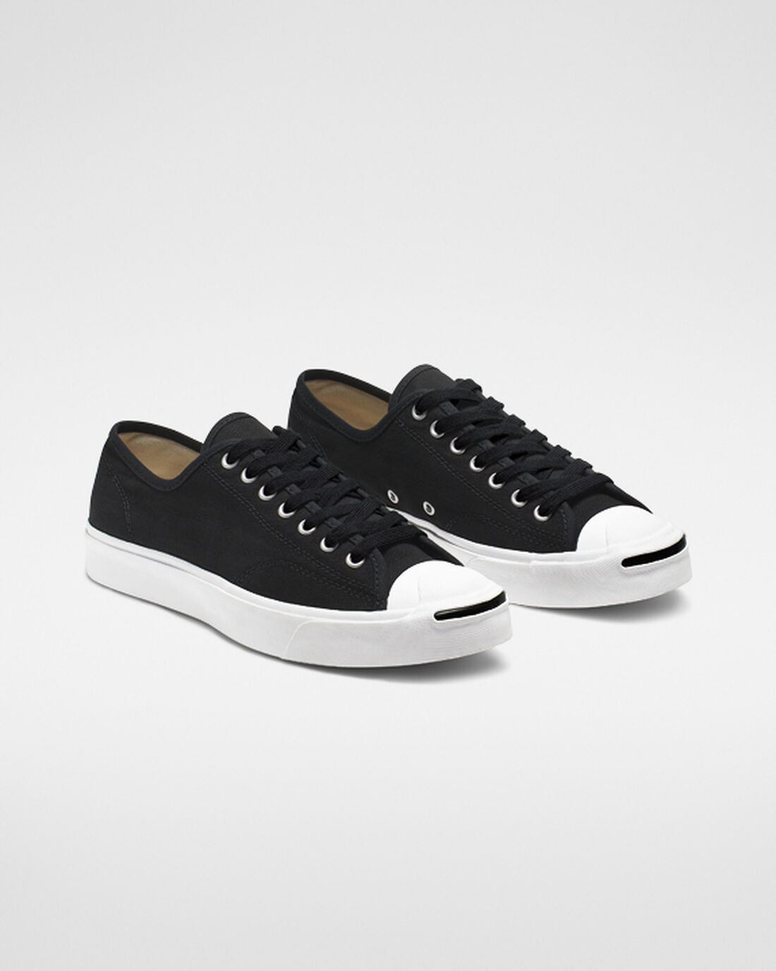 Converse Jack Purcell Vászon Férfi Tornacipő Fekete/Fehér/Fekete | HU37410