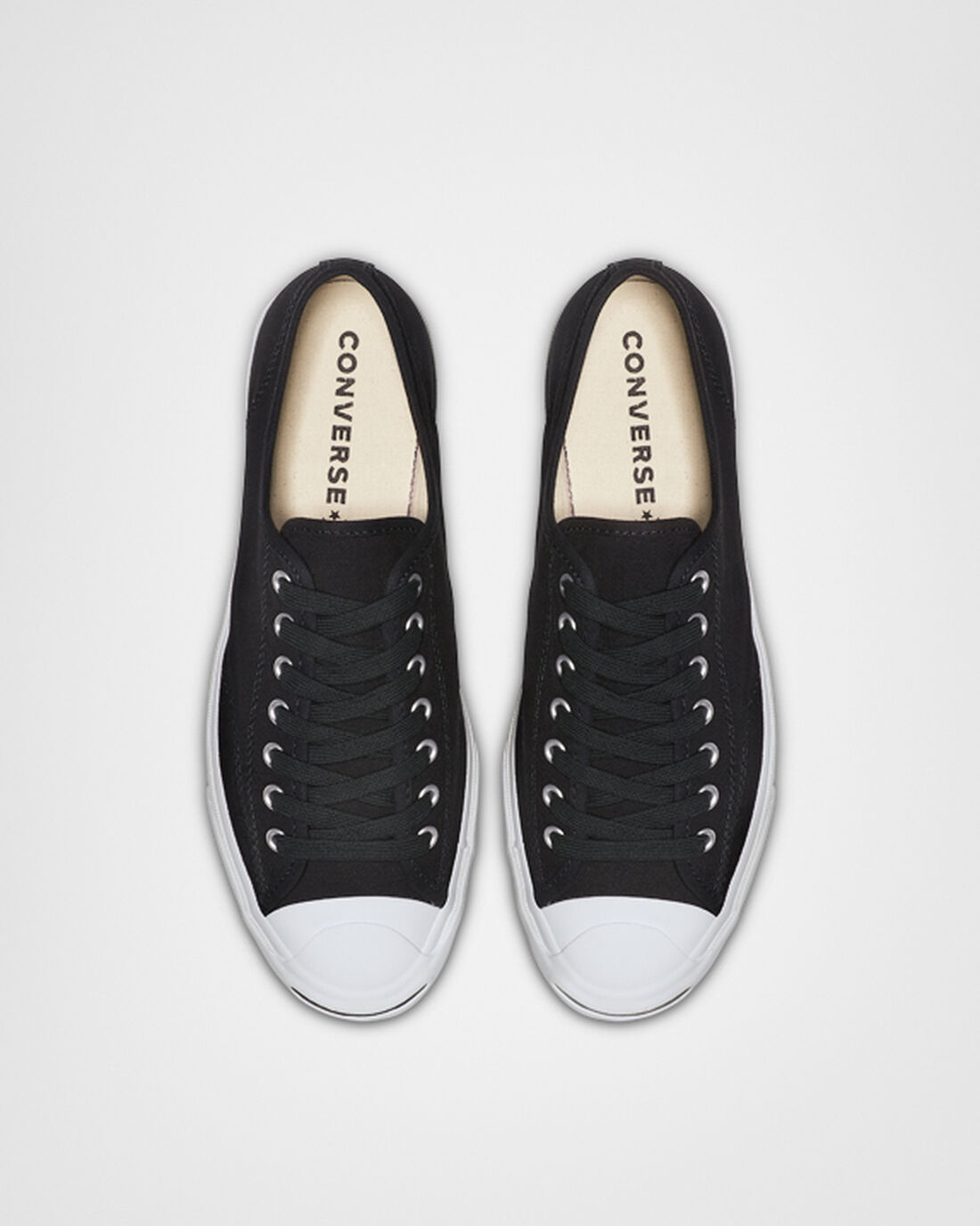 Converse Jack Purcell Vászon Férfi Tornacipő Fekete/Fehér/Fekete | HU37410