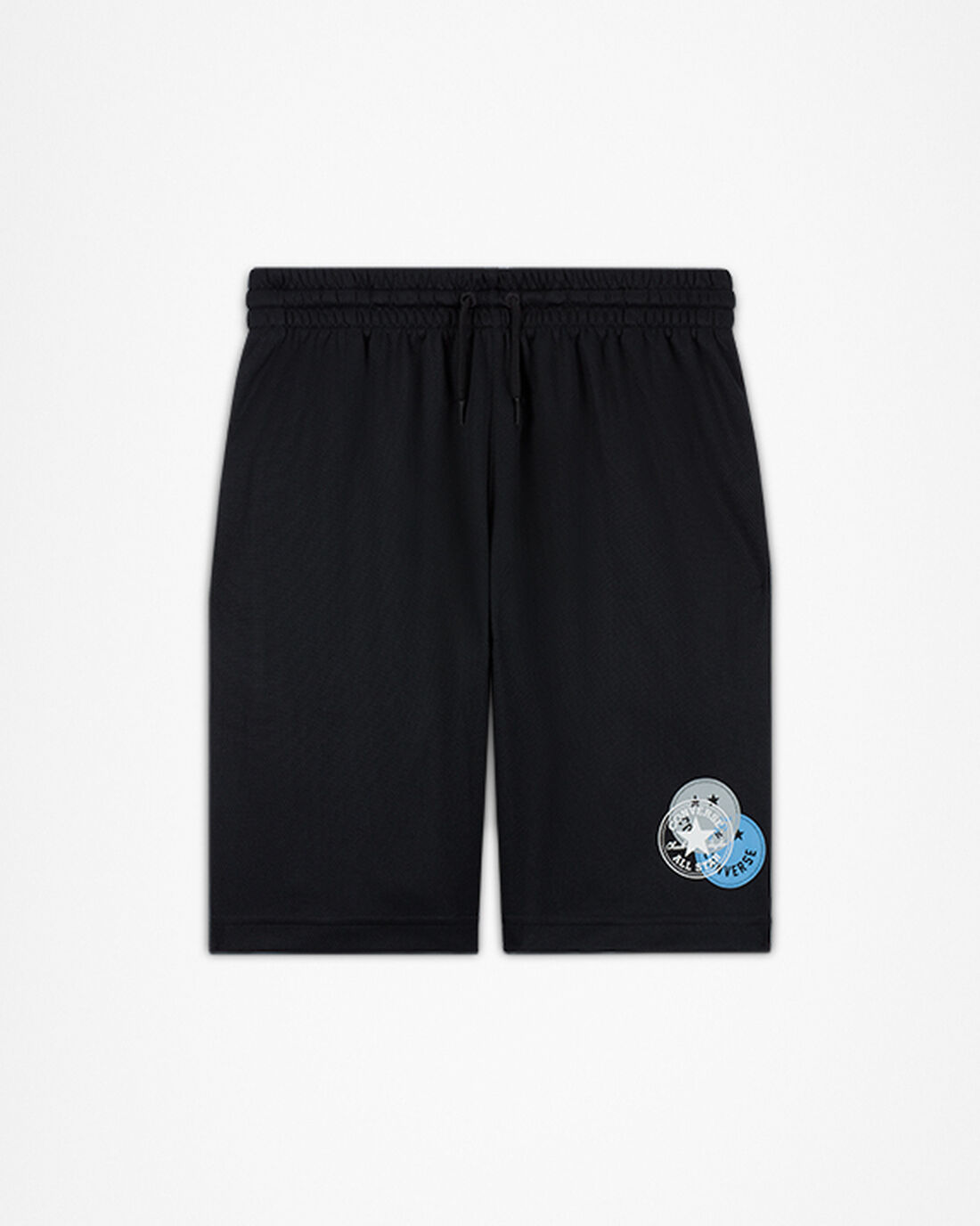 Converse Logo Smiley Mesh Shorts Fiú Rövidnadrág Fekete | HU25106