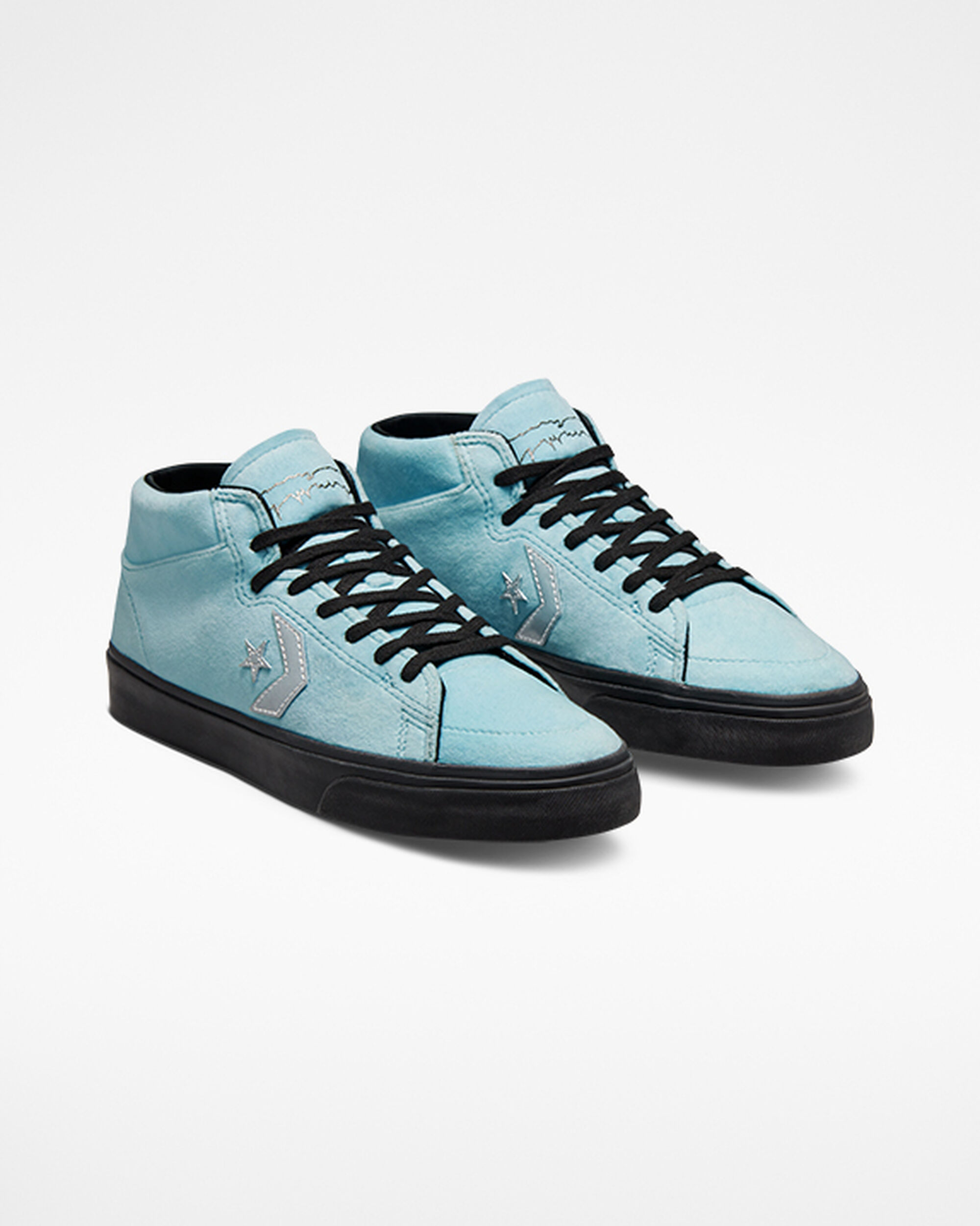 Converse Louie Lopez Pro Mid x FA Férfi Deszkás Cipő Kék/Fekete | HU93427