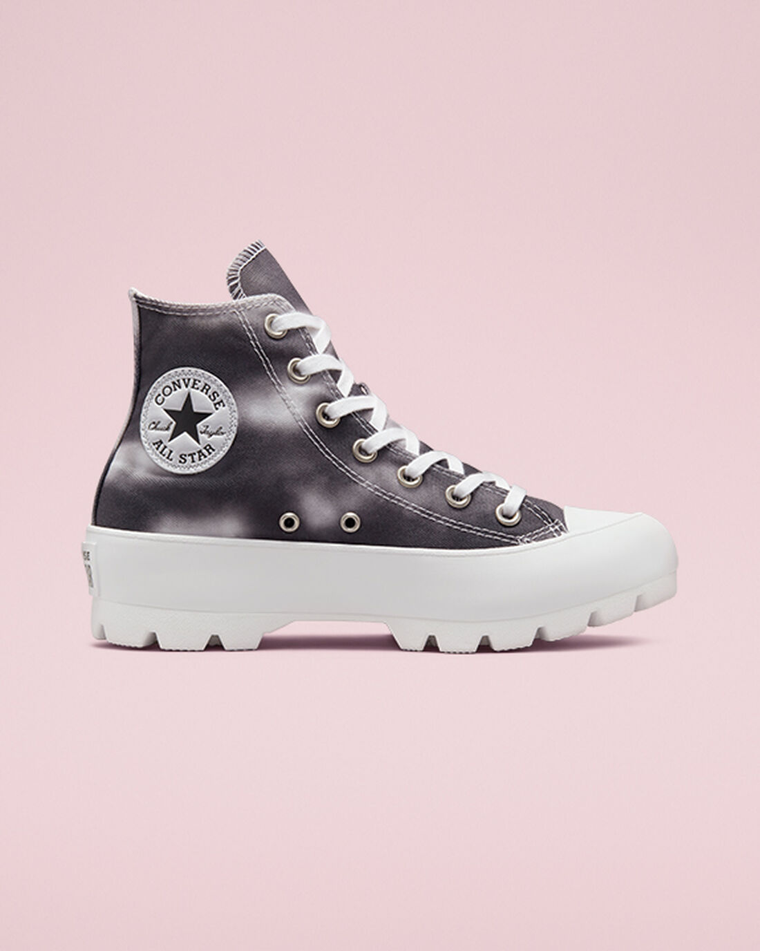 Converse Muted Cloud Wash Lugged Chuck Taylor All Star Női Magasszárú Cipő Titán/Fehér | HU34572