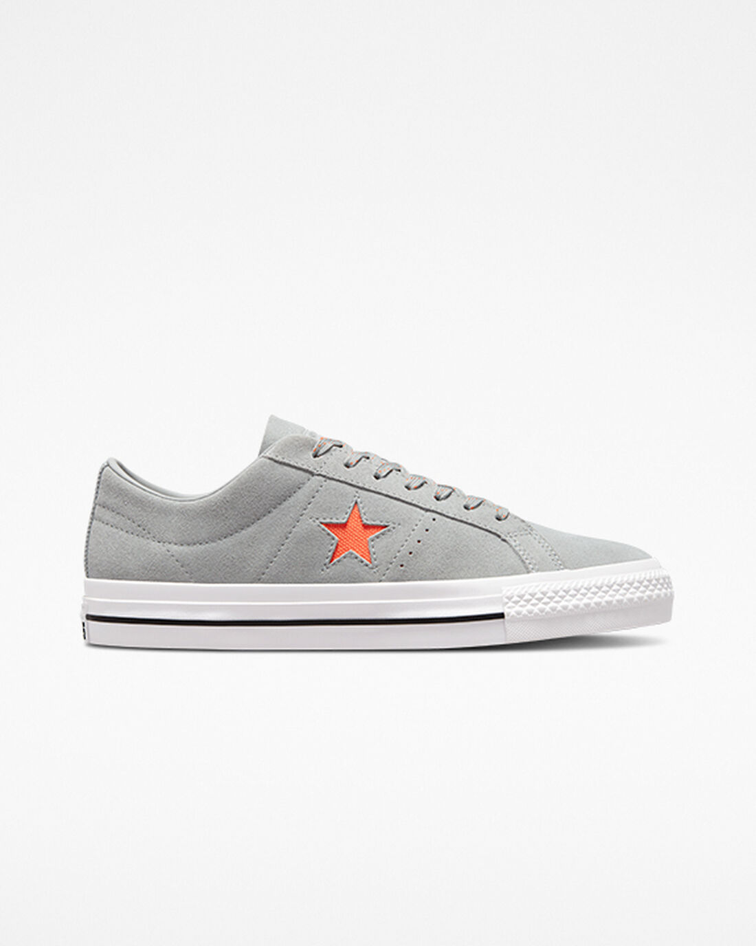 Converse One Star Pro Férfi Deszkás Cipő Szürke/Narancssárga/Fehér | HU64531