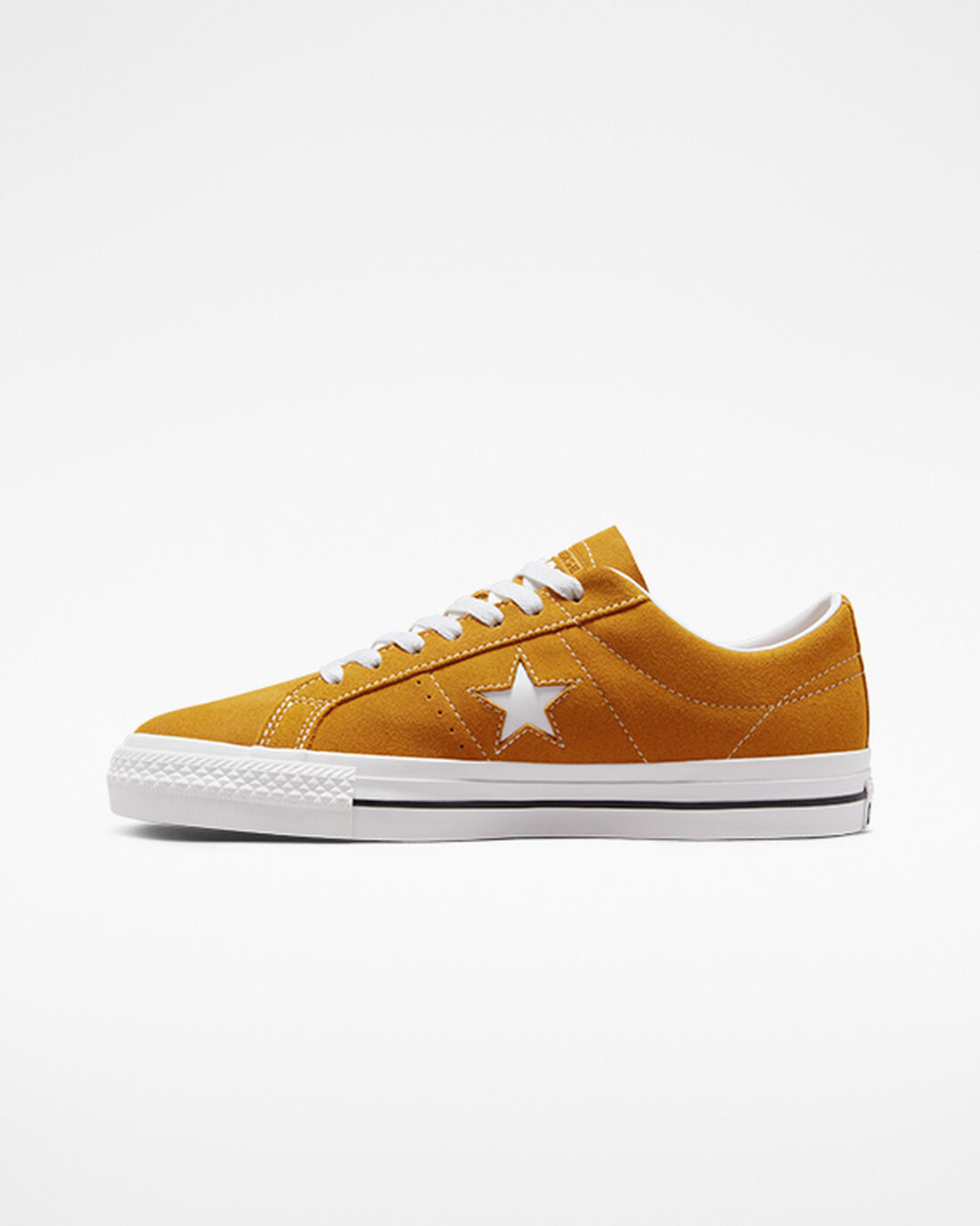 Converse One Star Pro Női Deszkás Cipő Arany Narancssárga/Fehér/Fekete | HU74815