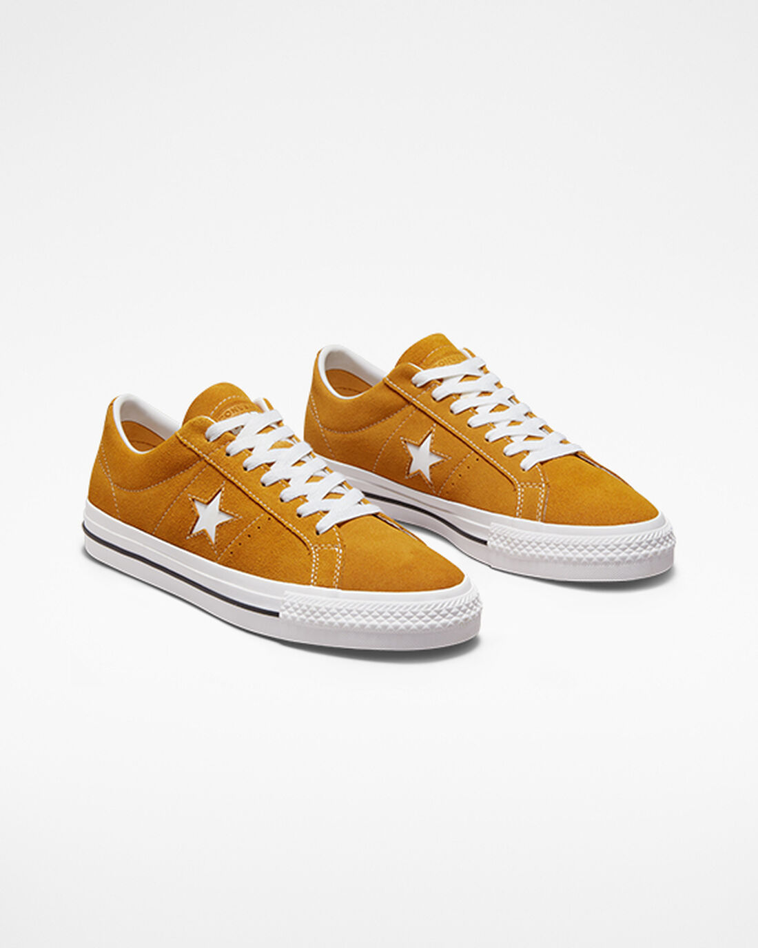 Converse One Star Pro Női Deszkás Cipő Arany Narancssárga/Fehér/Fekete | HU74815