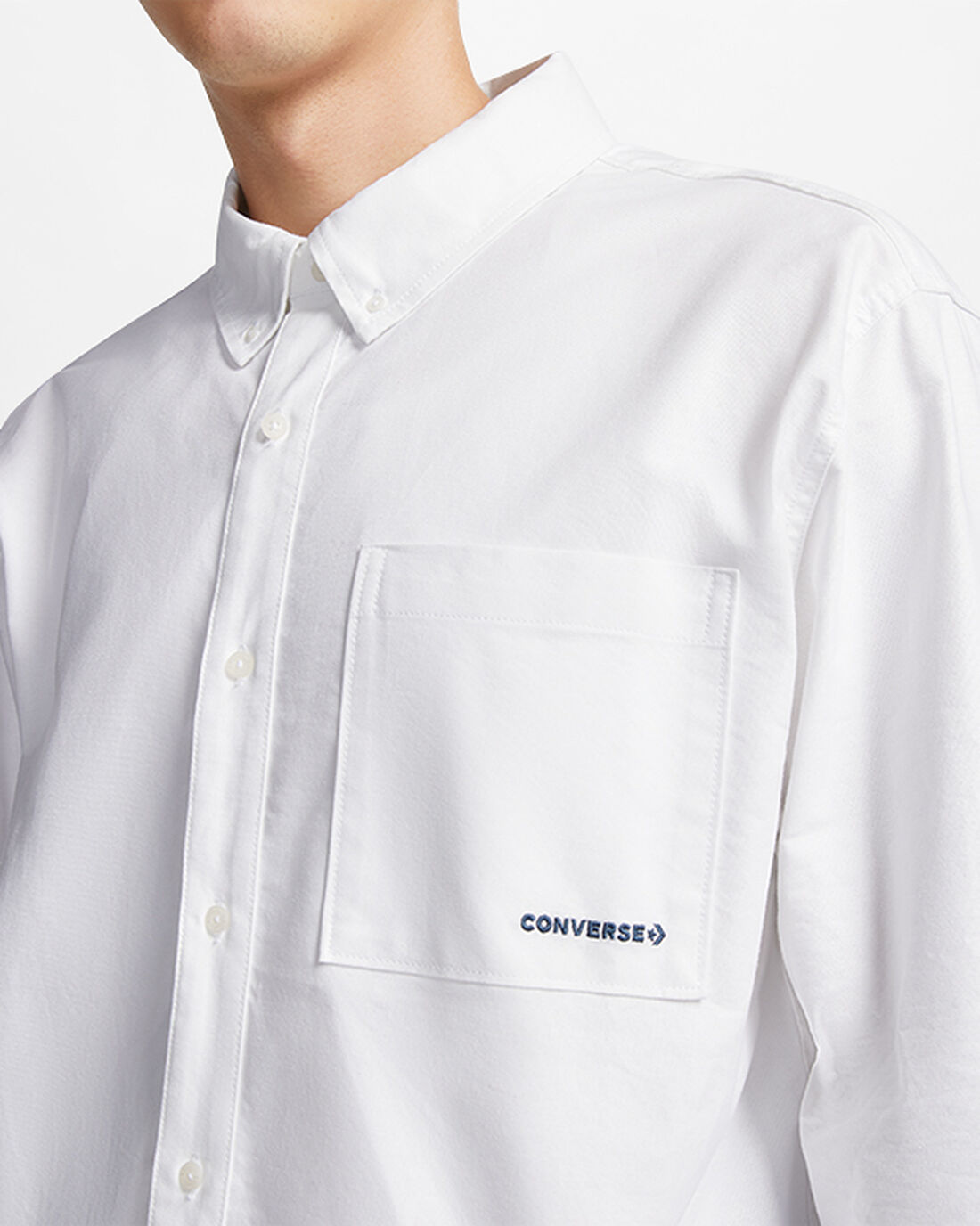 Converse Oxford Button-Up Férfi Ingek Fehér | HU21754