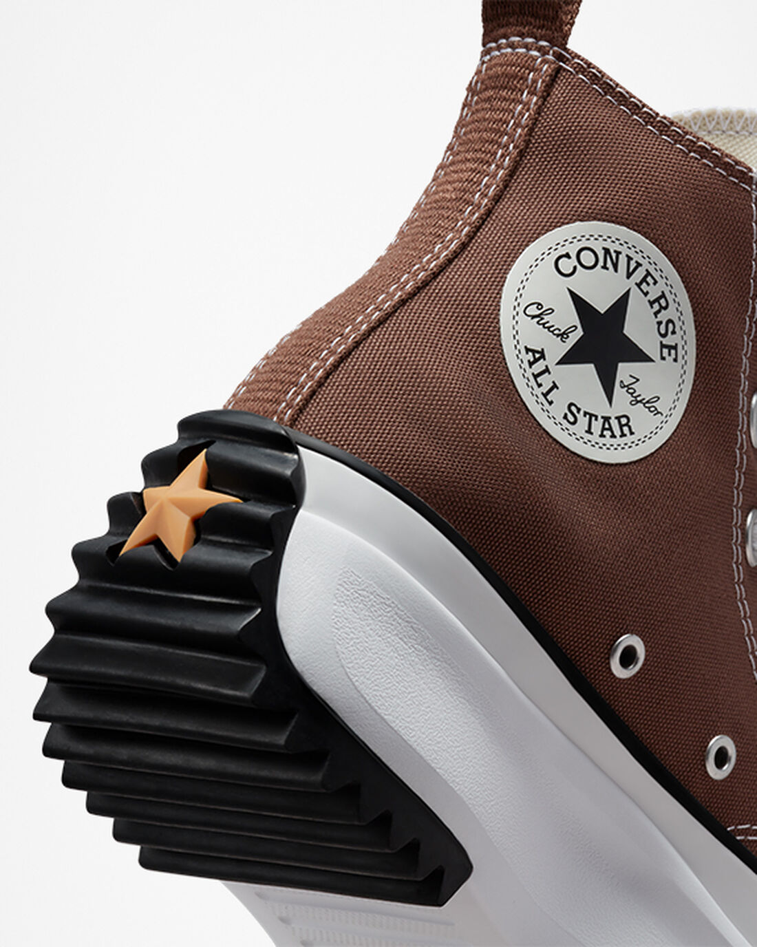 Converse Run Star Hike Férfi Magasszárú Cipő Barna/Fekete/Fehér | HU61930