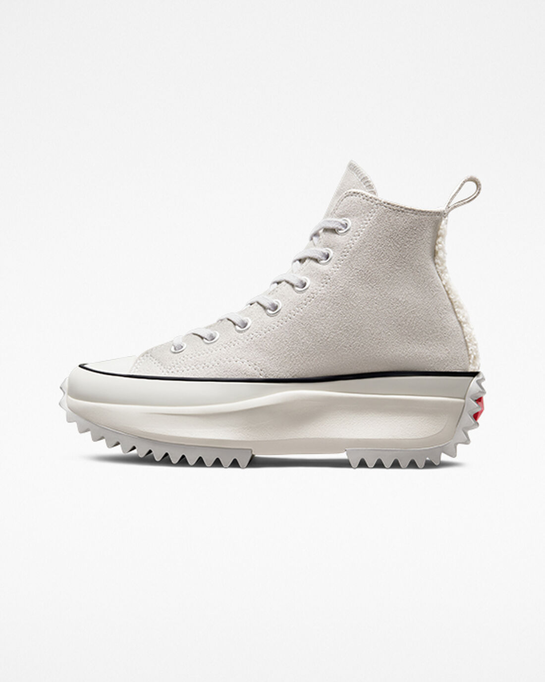 Converse Run Star Hike Sherpa Trim Férfi Magasszárú Cipő Szürke/Fekete | HU68750