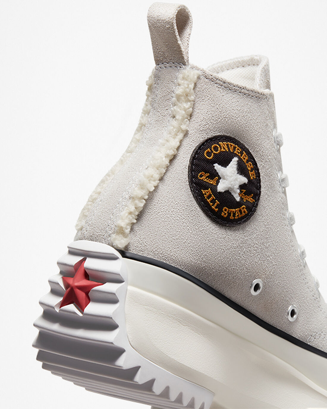 Converse Run Star Hike Sherpa Trim Férfi Magasszárú Cipő Szürke/Fekete | HU68750