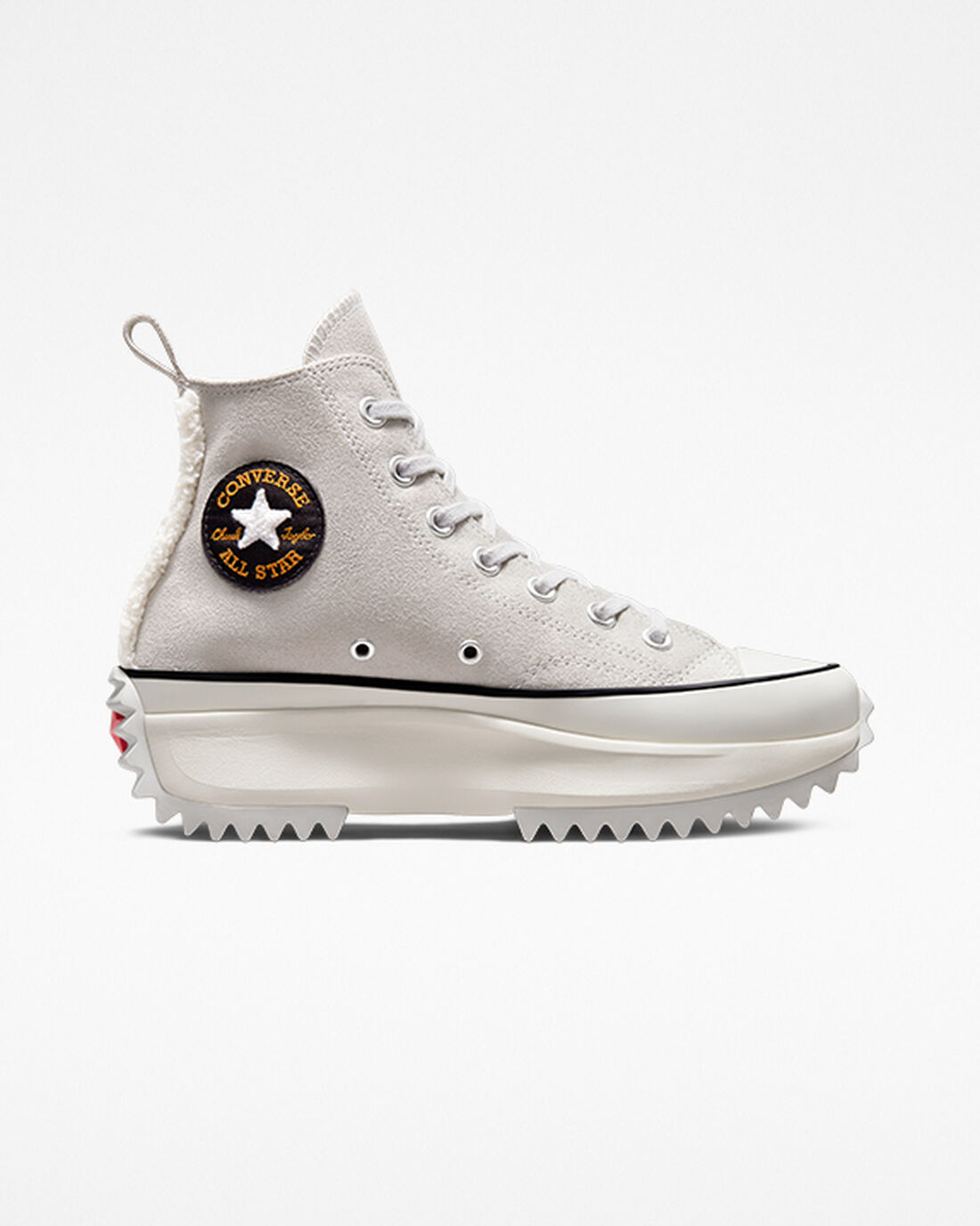 Converse Run Star Hike Sherpa Trim Férfi Magasszárú Cipő Szürke/Fekete | HU68750