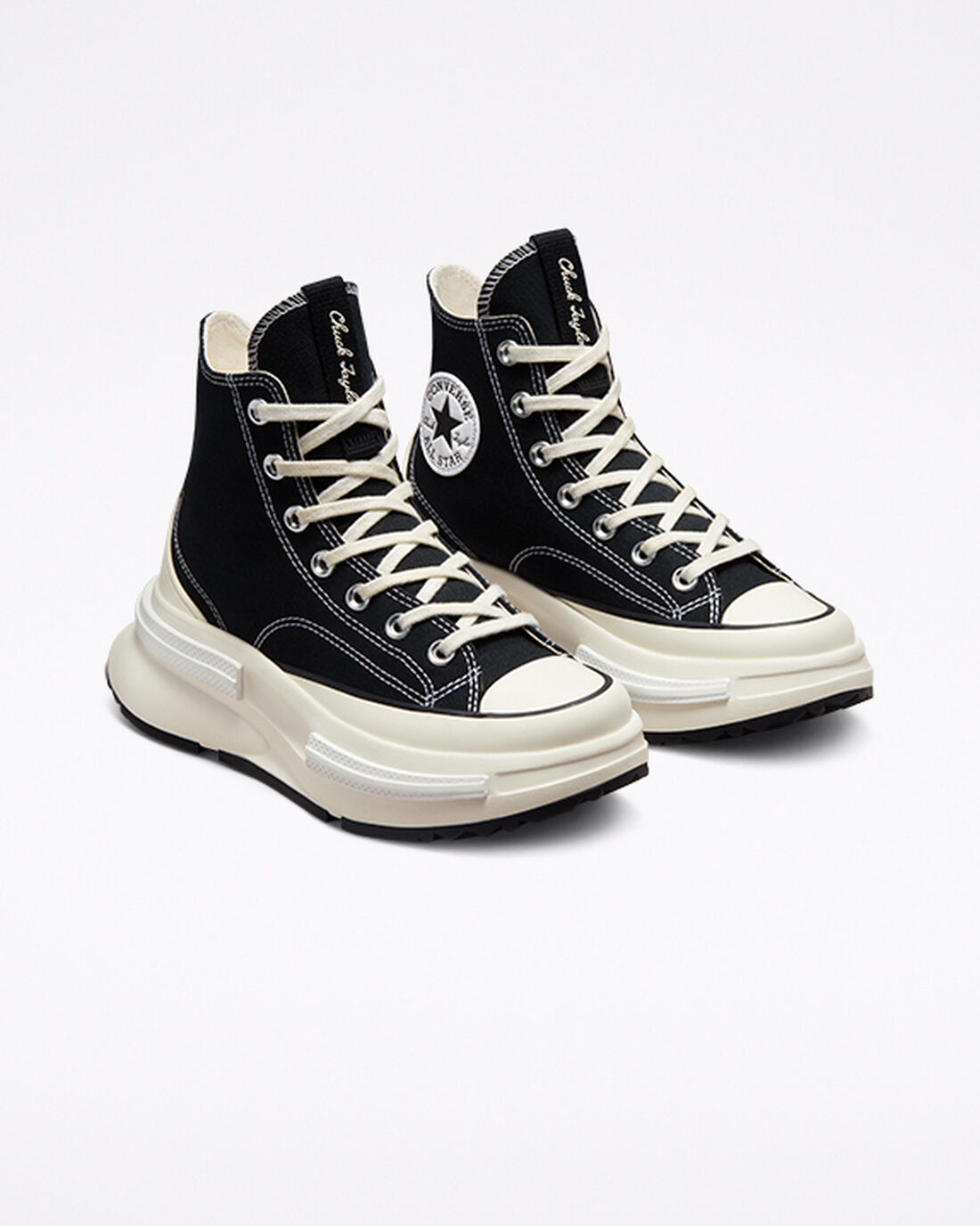 Converse Run Star Legacy CX Férfi Magasszárú Cipő Fekete/Fehér | HU36918