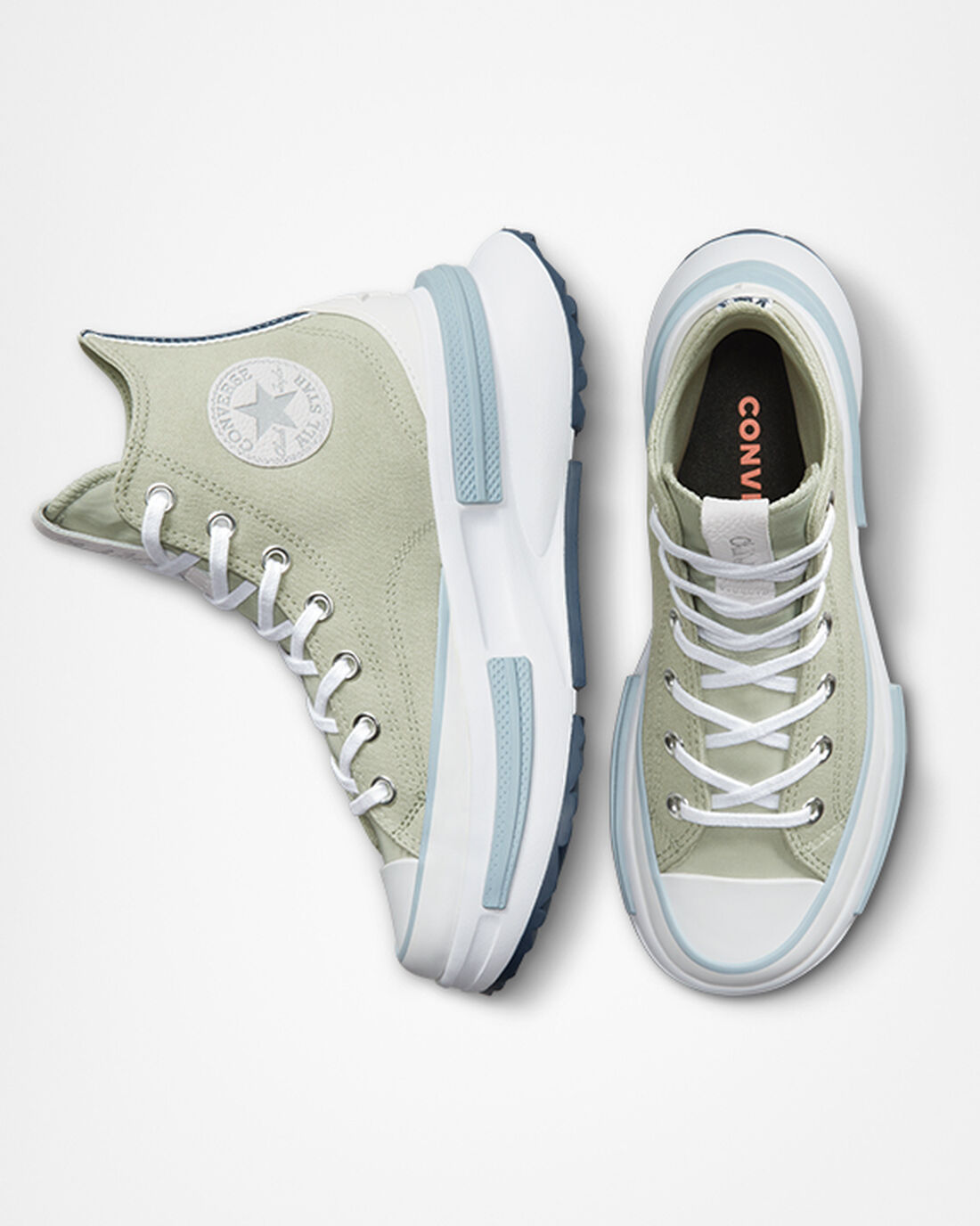 Converse Run Star Legacy CX Férfi Magasszárú Cipő Olivazöld | HU39520