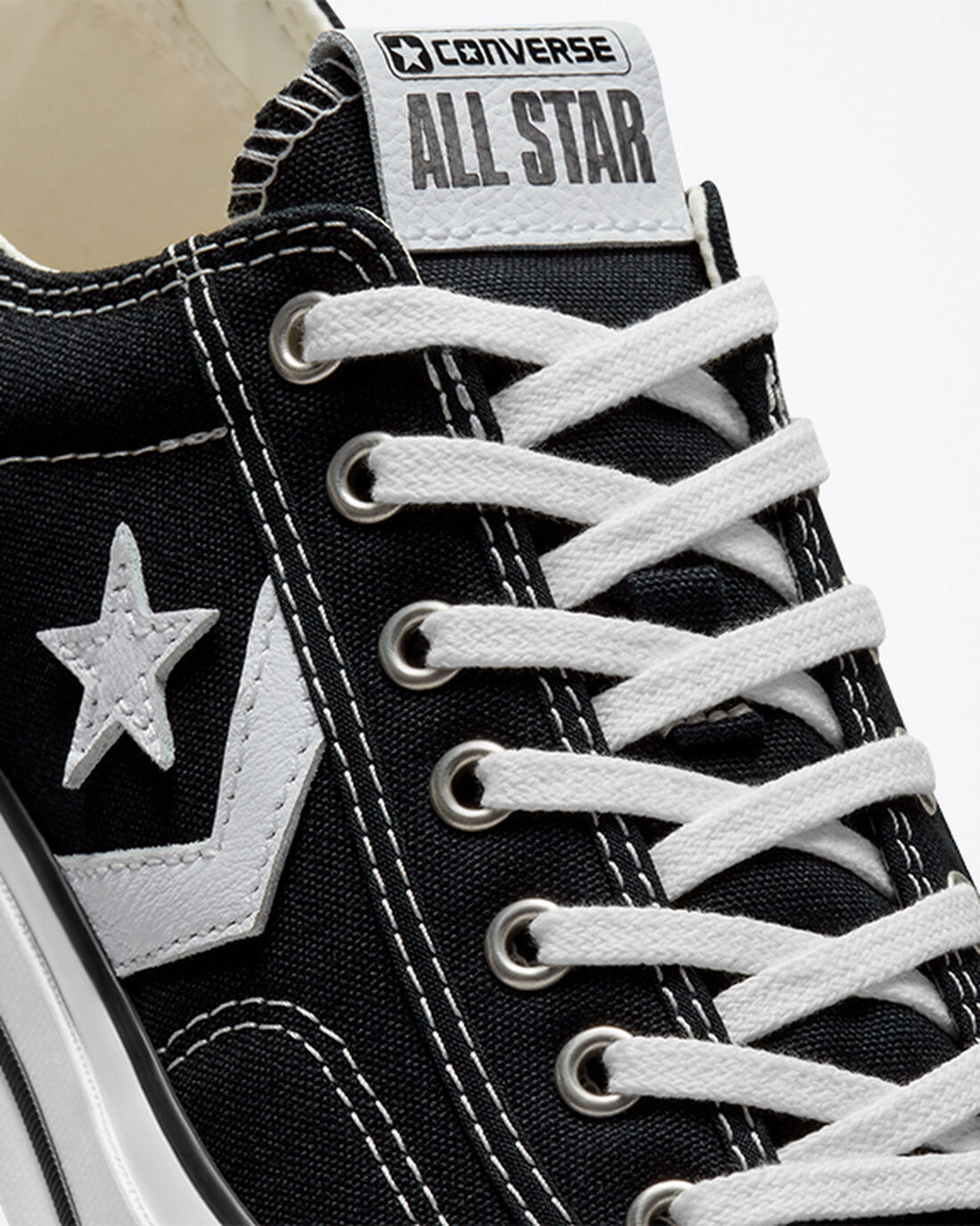 Converse Star Player 76 Férfi Tornacipő Fekete/Fehér/Fekete | HU84219