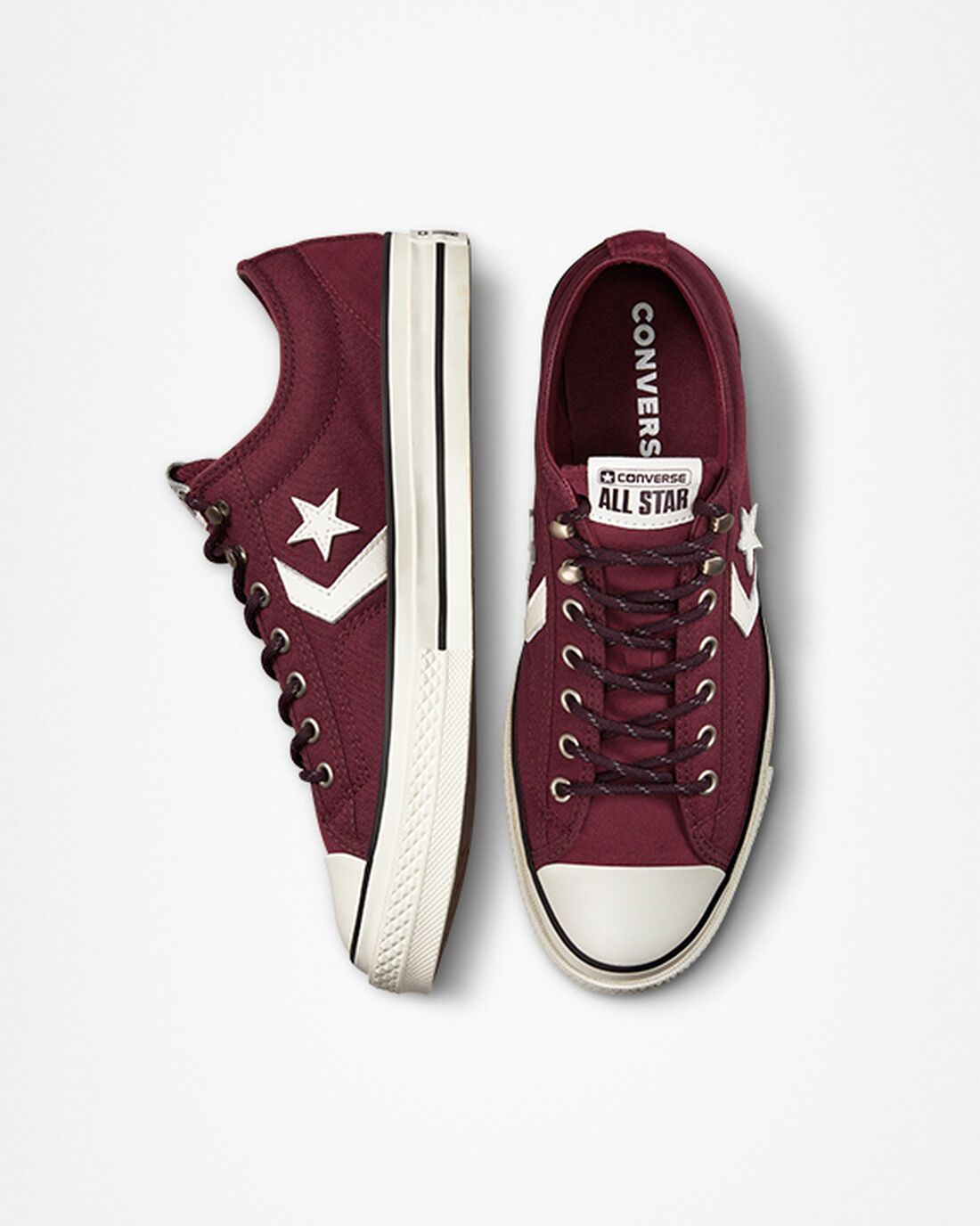 Converse Star Player 76 Retro Hike Férfi Tornacipő MélyBordó/Fekete | HU12498