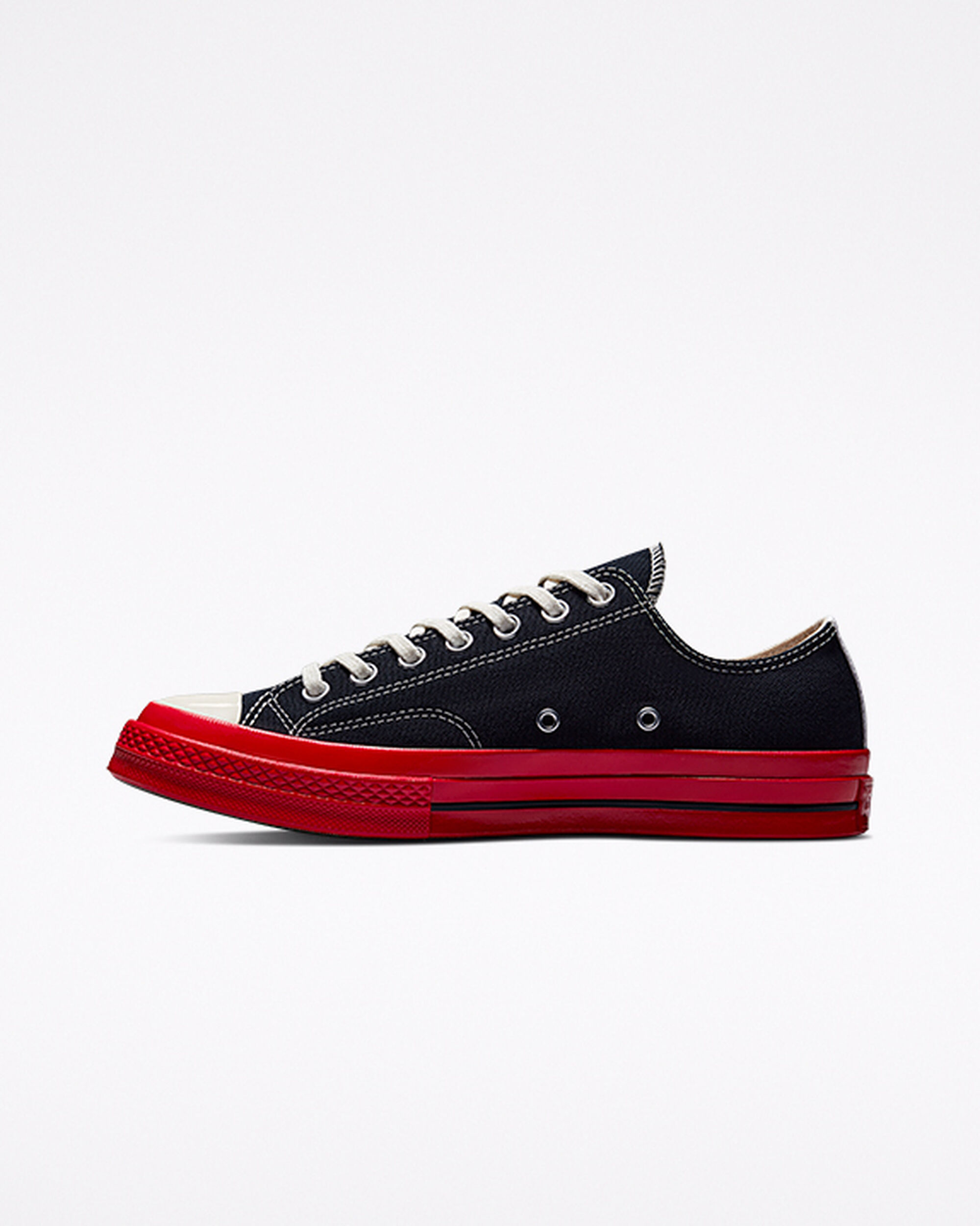 Converse x Comme des Garçons PLAY Chuck 70 Női Tornacipő Fekete/Piros | HU02461