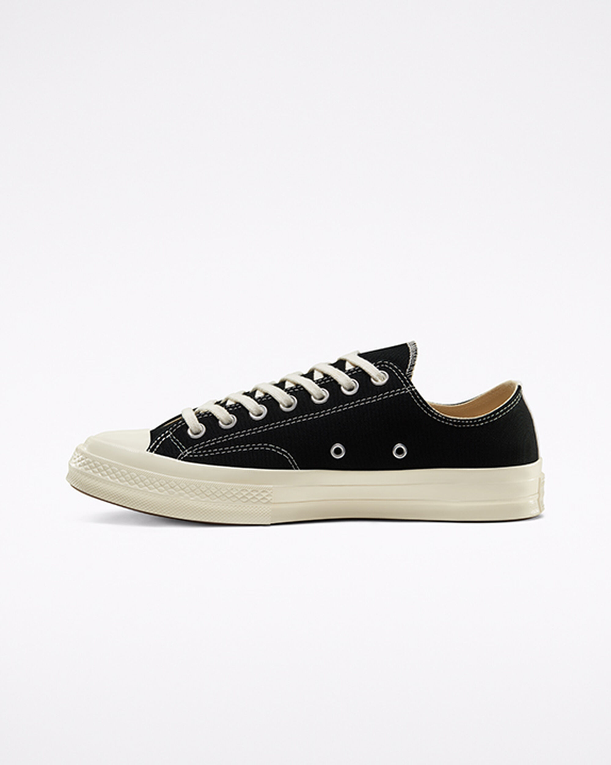 Converse x Comme des Garçons PLAY Chuck 70 Női Tornacipő Fekete/Fehér/Piros | HU17083