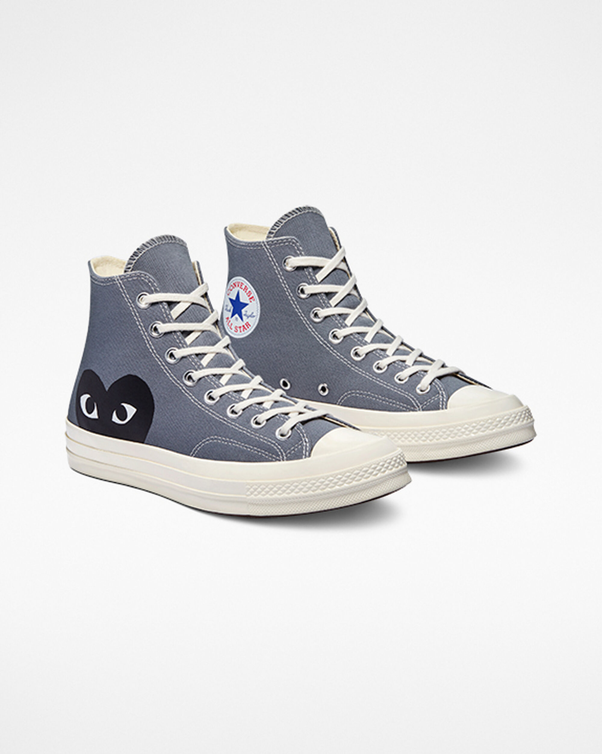 Converse x Comme des Garçons PLAY Chuck 70 Női Magasszárú Cipő Szürke/Fekete | HU61504