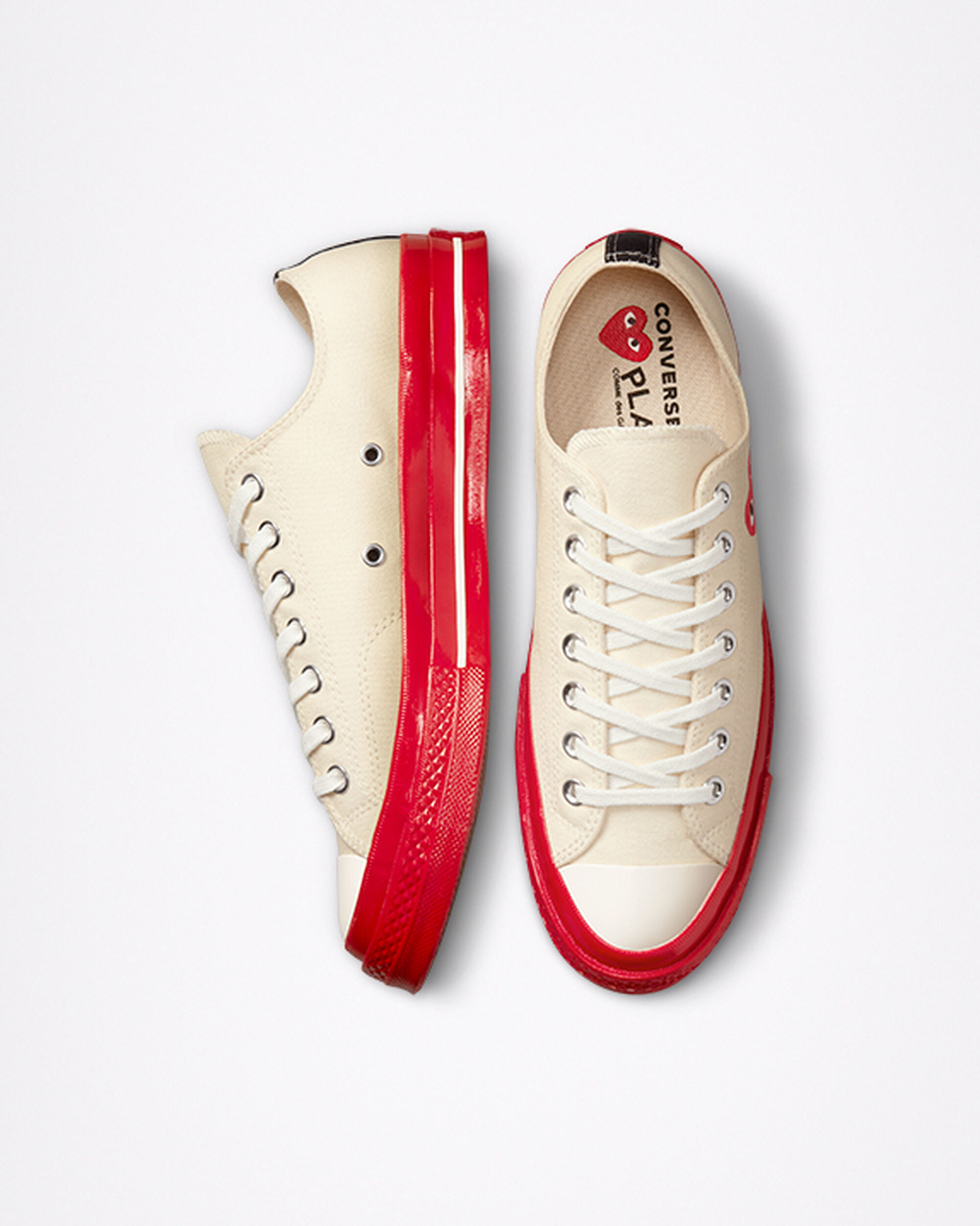 Converse x Comme des Garçons PLAY Chuck 70 Férfi Tornacipő Piros | HU78962