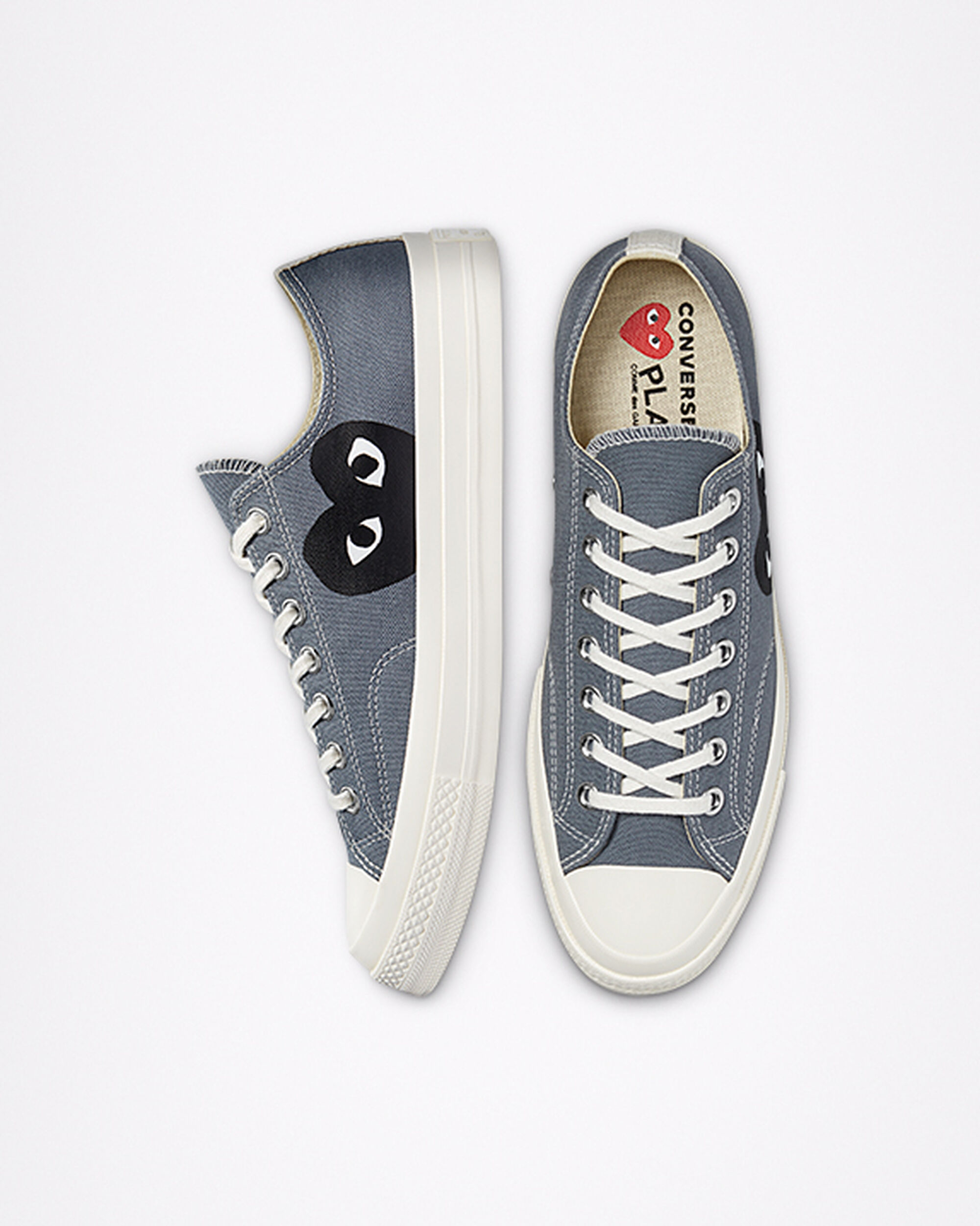 Converse x Comme des Garçons PLAY Chuck 70 Férfi Tornacipő Szürke/Fekete | HU83204