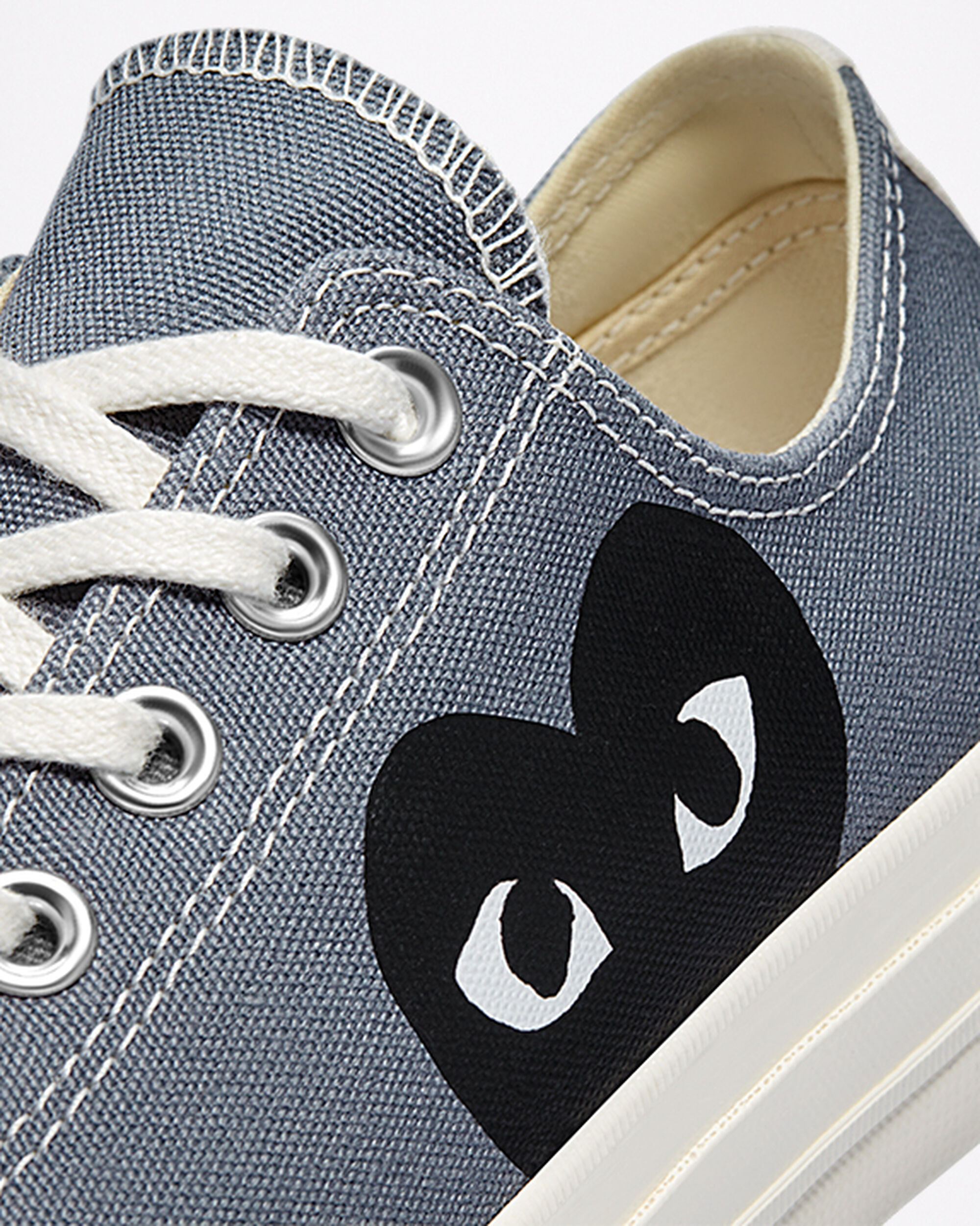 Converse x Comme des Garçons PLAY Chuck 70 Férfi Tornacipő Szürke/Fekete | HU83204