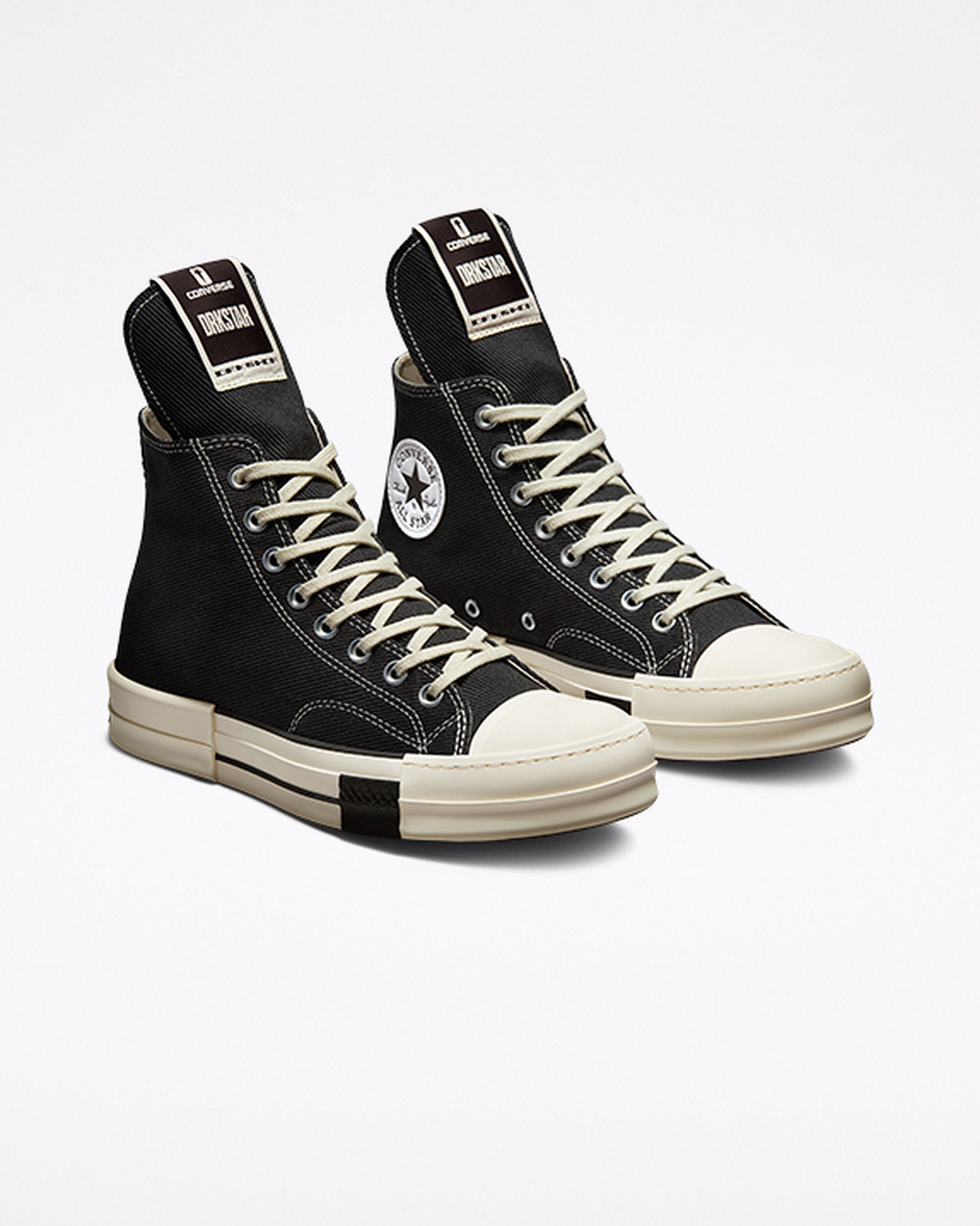 Converse x DRKSHDW DRKSTAR Chuck 70 Férfi Magasszárú Cipő Fekete | HU89627