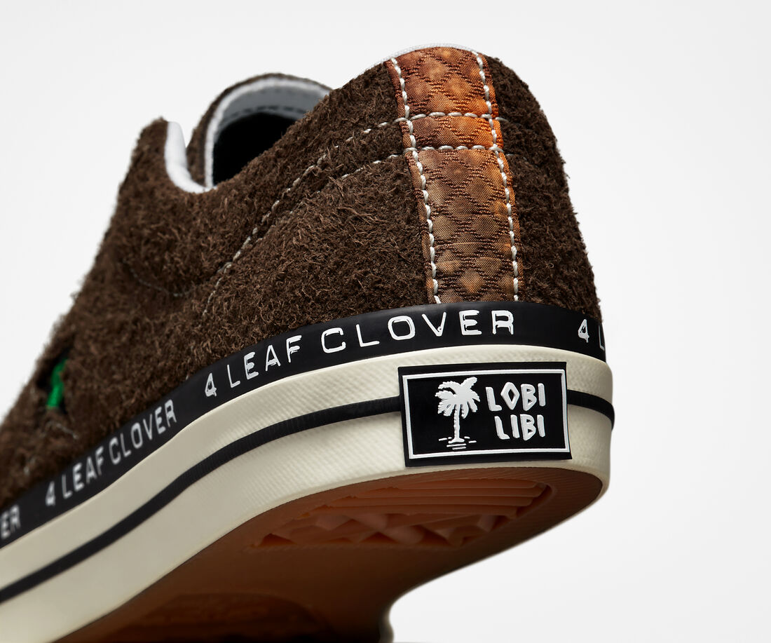 Converse x Patta Four-Leaf Clover One Star Pro Női Tornacipő Olivazöld/Fehér | HU14275