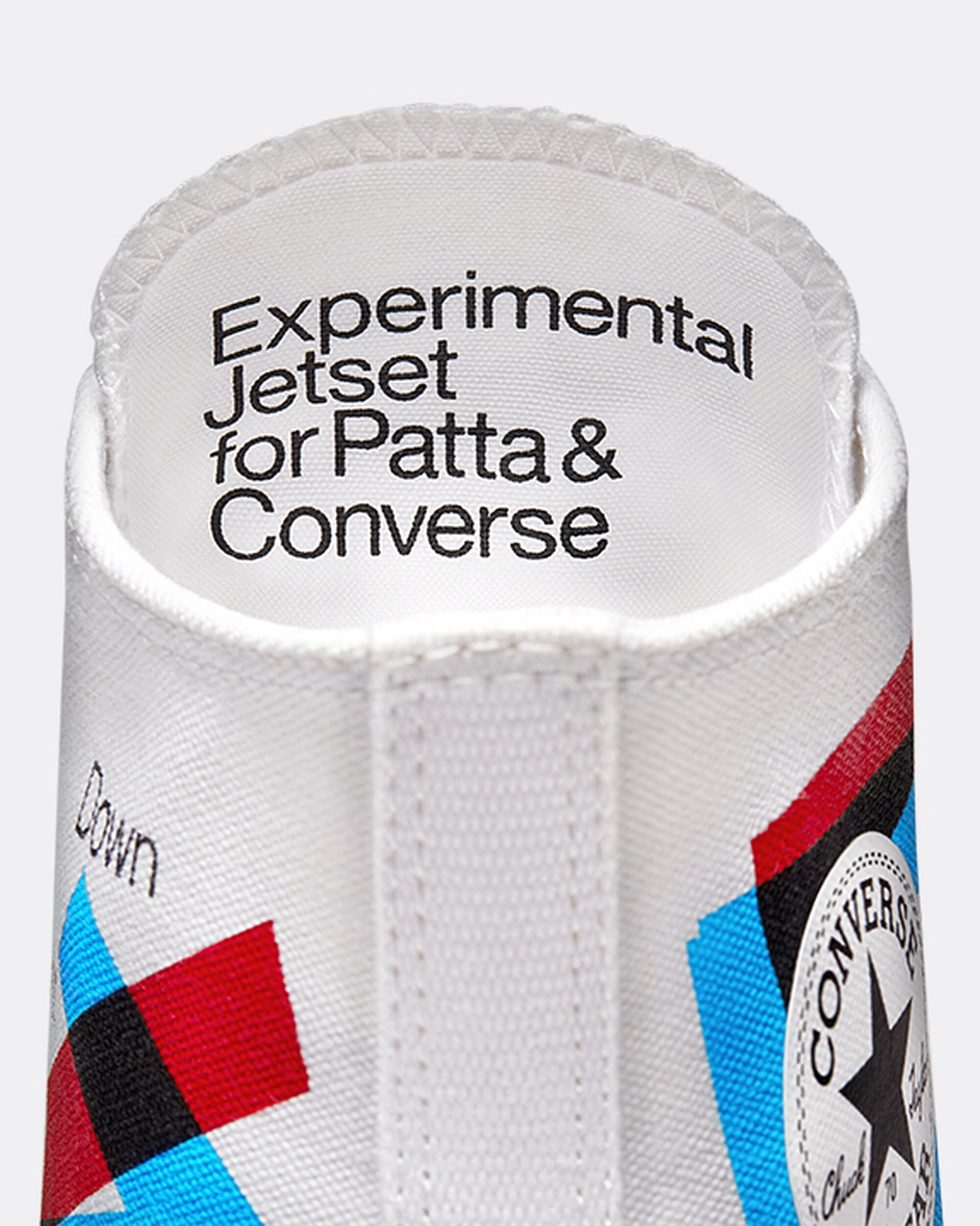 Converse x Patta x Experimental Jetset Chuck 70 Női Magasszárú Cipő Fehér/Piros/Kék | HU45208