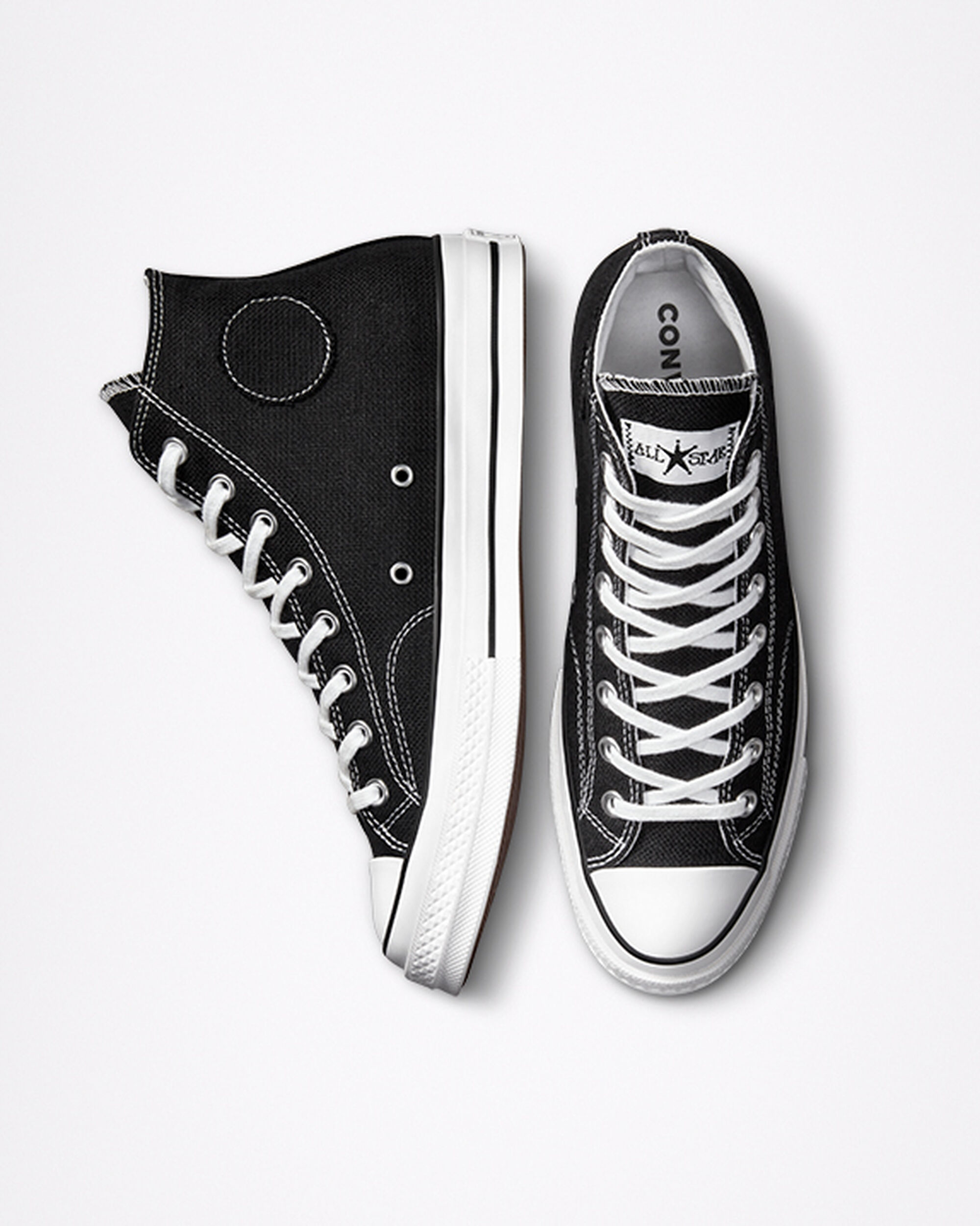 Converse x Stüssy Chuck 70 Férfi Magasszárú Cipő Fekete/Fehér/Fekete | HU45031